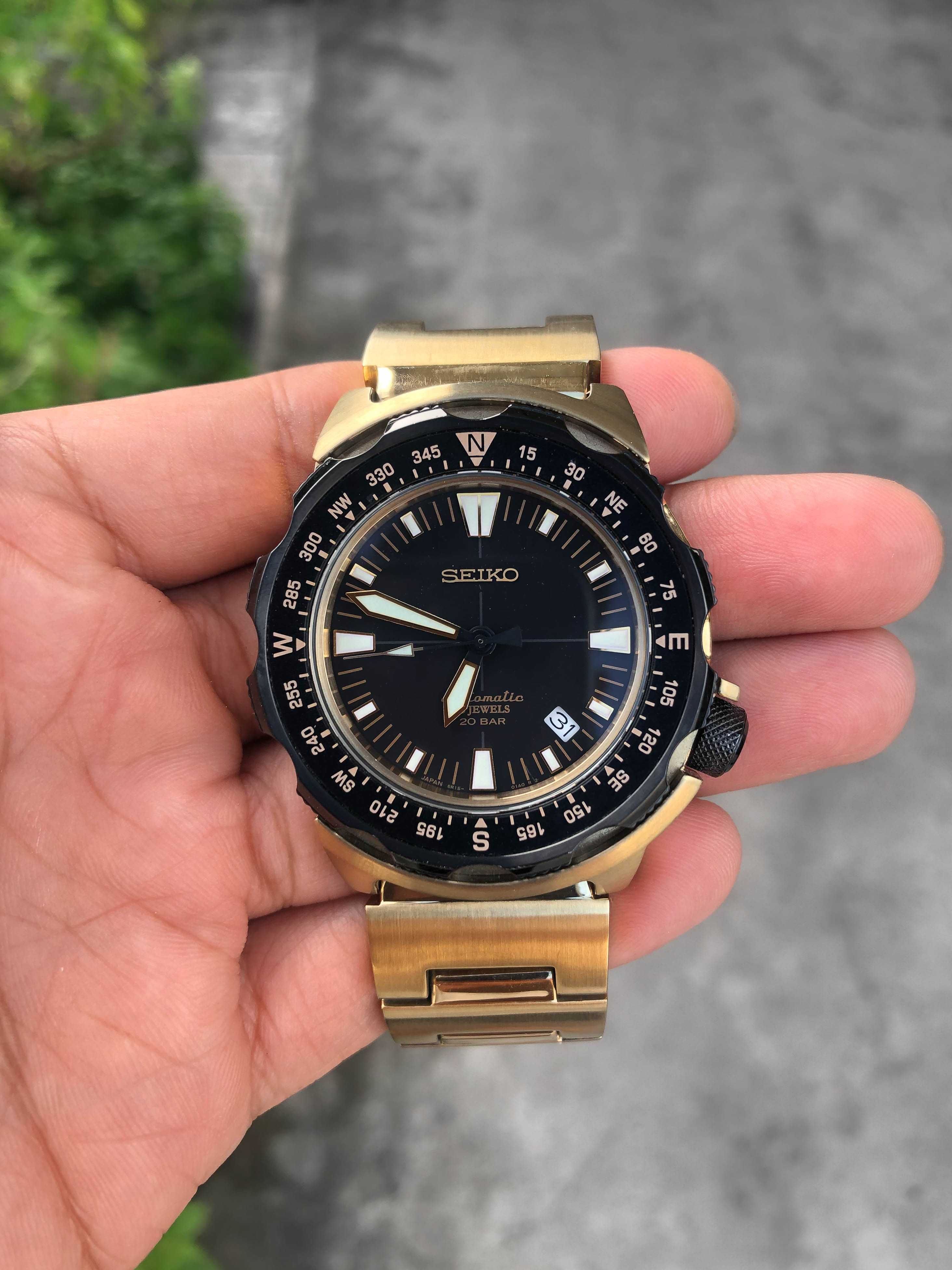 Seiko Land Monster Automatic 6R15 Made in Japan