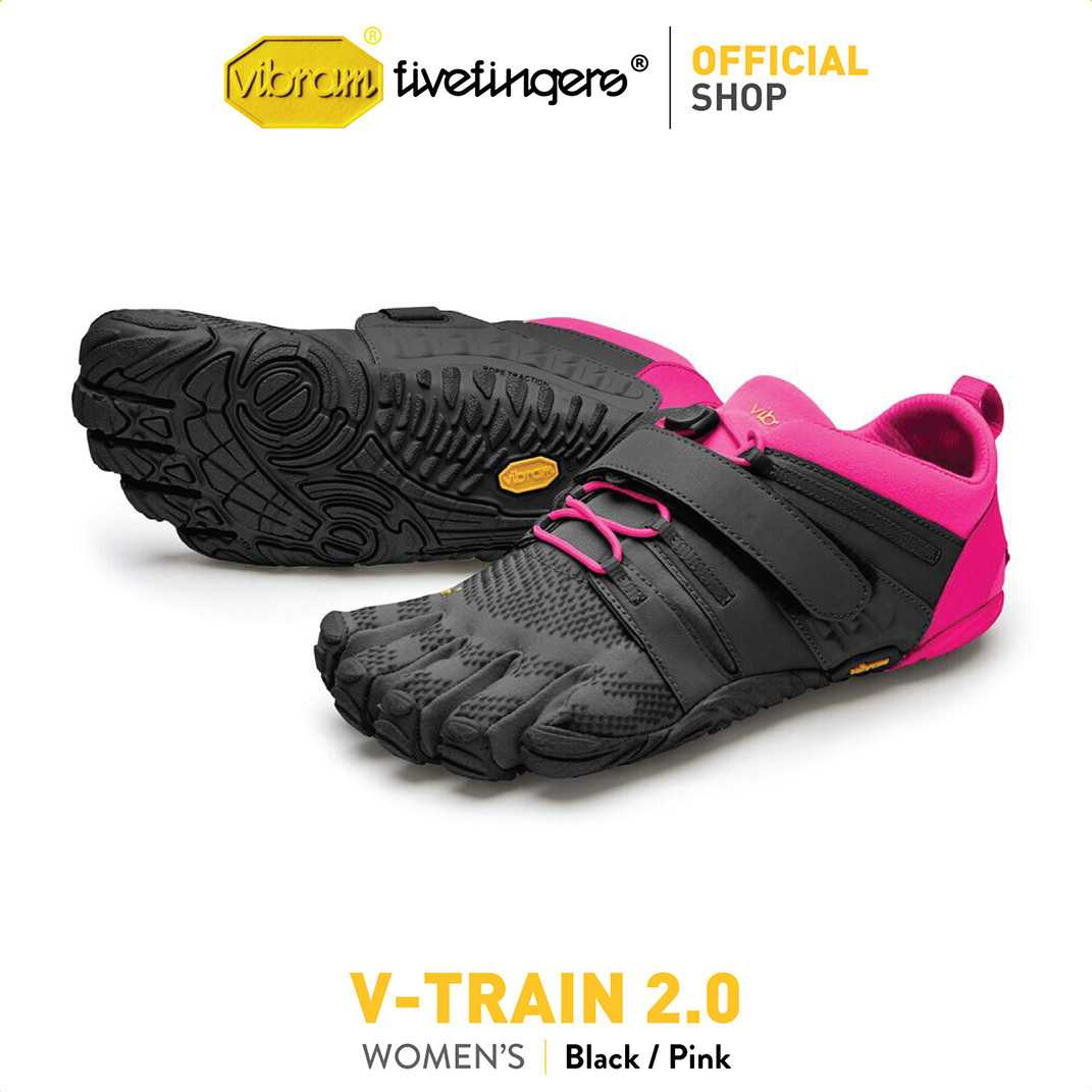 Vibram Fivefingers รองเท้าผู้หญิง รุ่น V-Train 2.0 (Black/Pink)