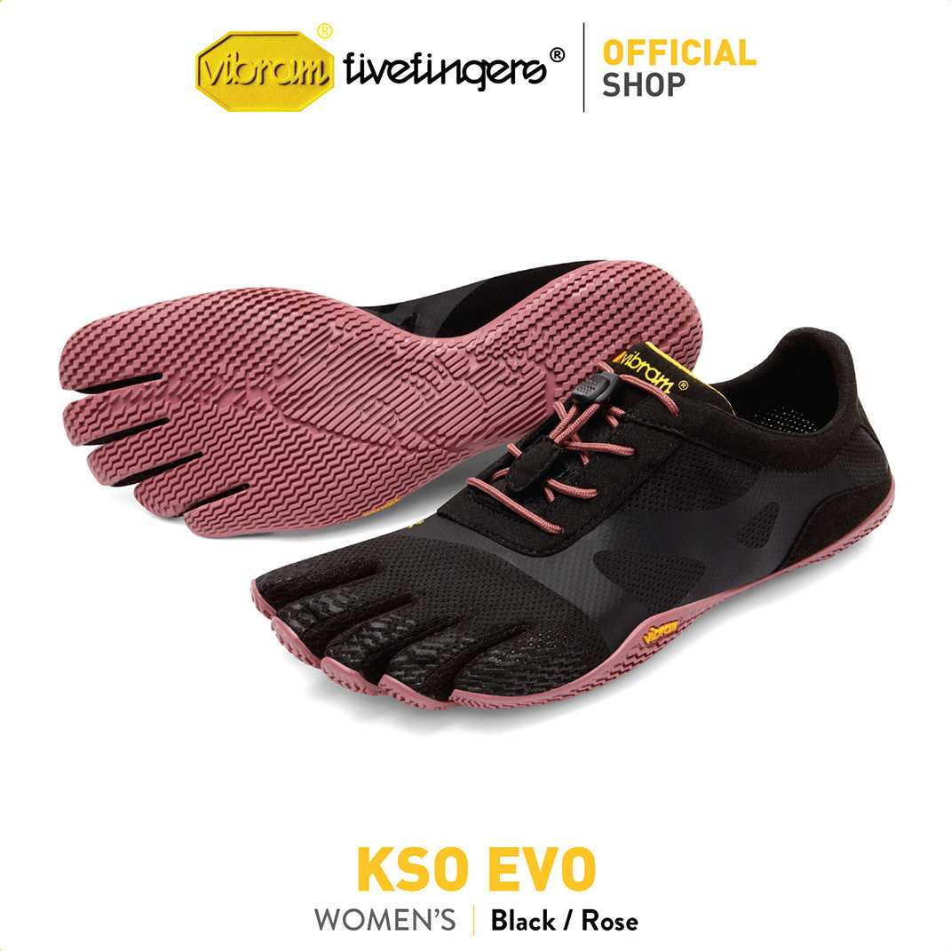 Vibram Fivefingers รองเท้าผู้หญิง รุ่น KSO EVO (Black/Rose)