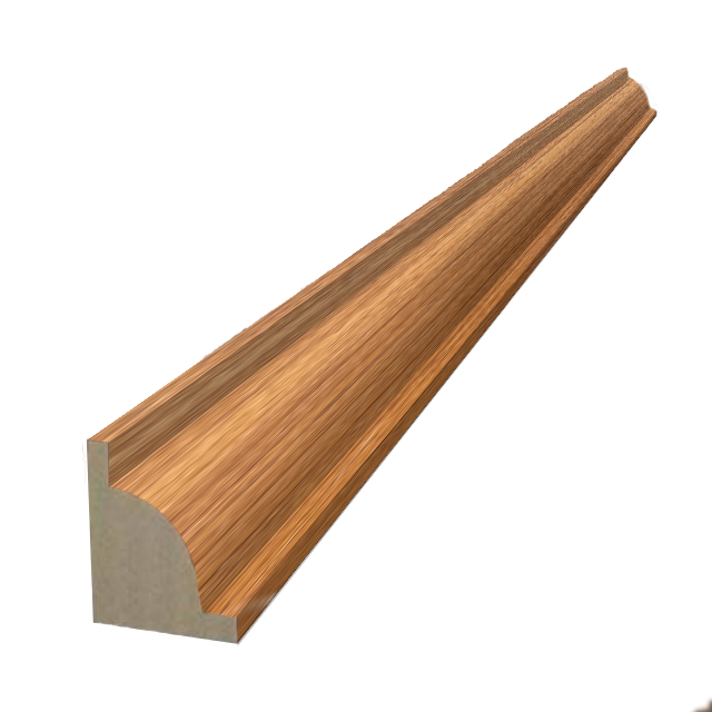ลูกบัวพีวีชี QUART300 สีเกาลัดCHESTNUT  | อุปกรณ์จบงานพื้น | DECORFlooring