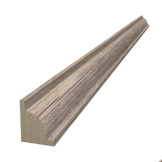 ลูกบัวพีวีชี QUART306 สีเทาเข้ม  DARK GREY ASH  | อุปกรณ์จบงานพื้น | DECORFlooring