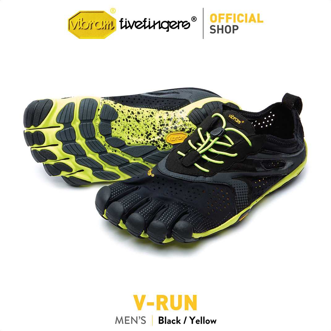 Vibram Fivefingers รองเท้าผู้ชาย รุ่น V-Run (Black/Yellow) - 16M3101