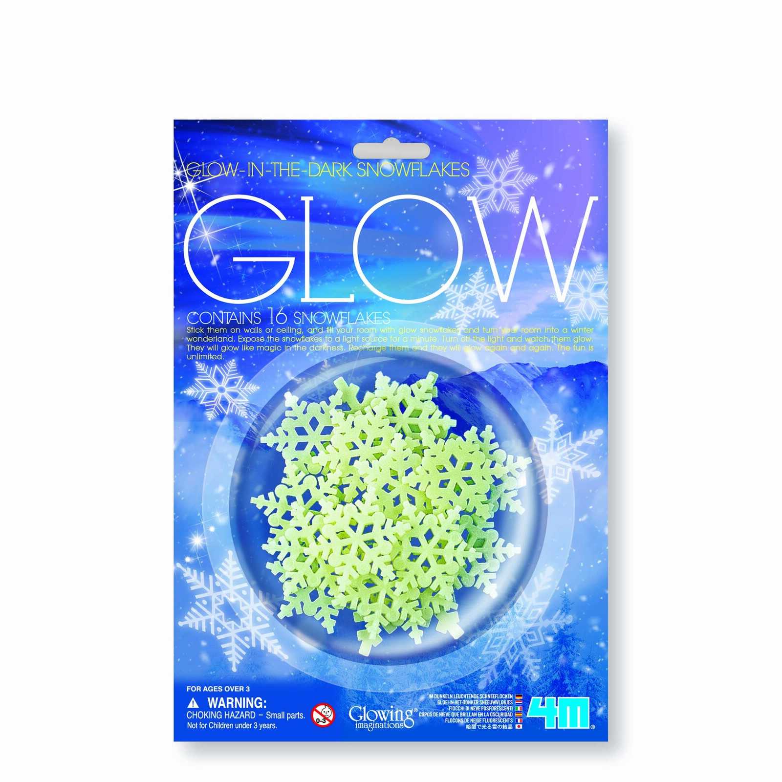 #Sale4M Glow in the dark 16 snowflakes