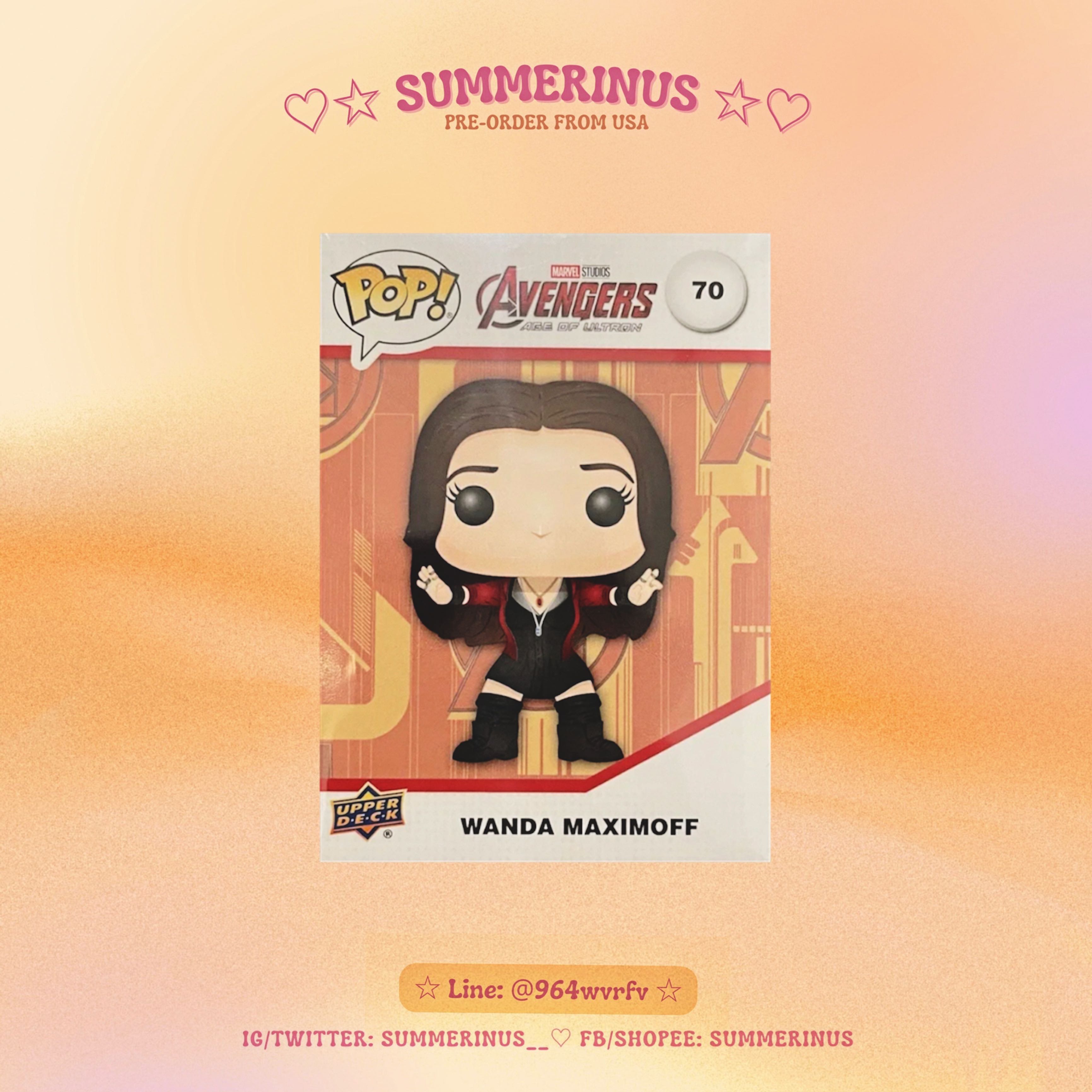 Upper Deck Card 2023 🌞 Funko POP 💖 Marvel Infinity Saga Base