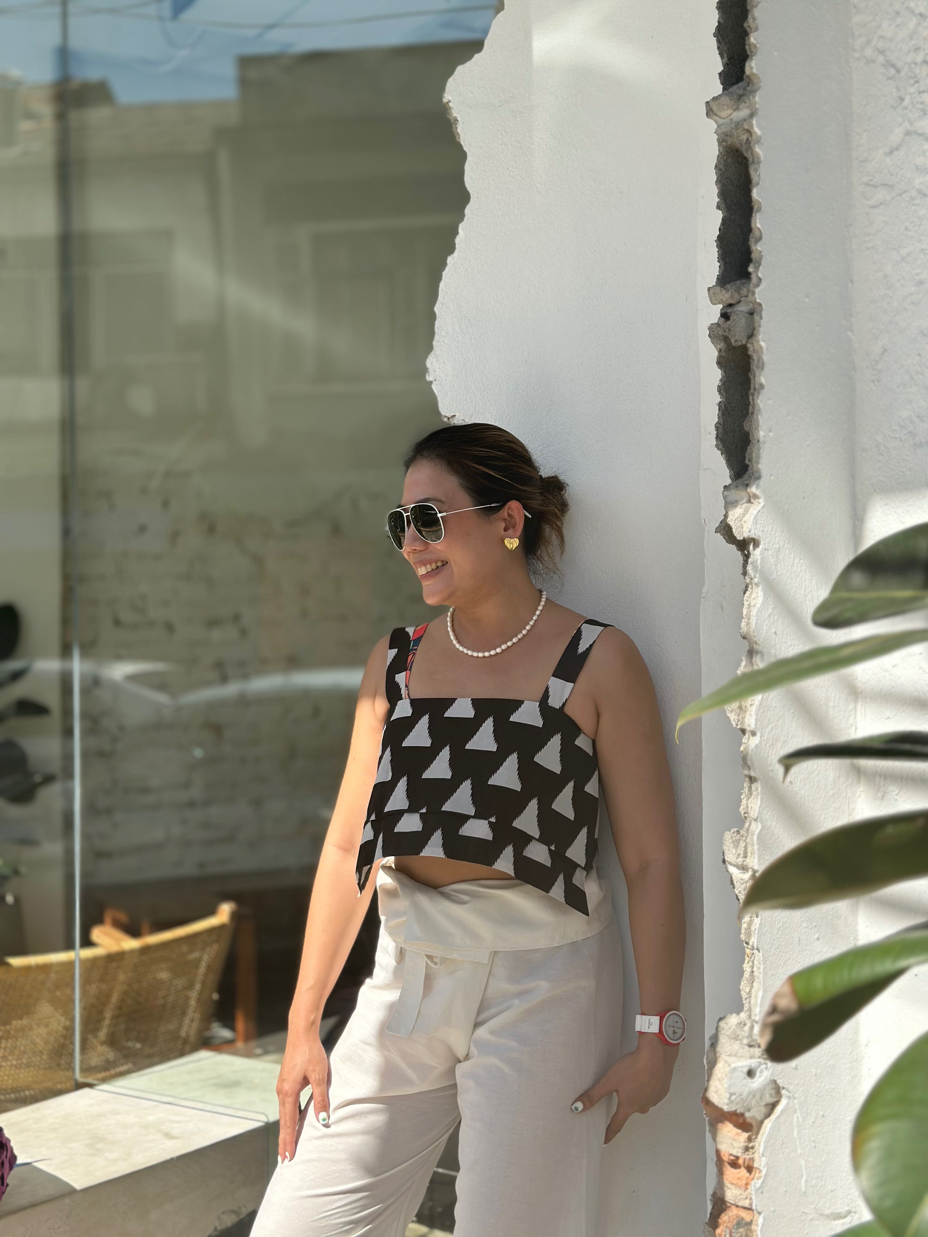 Squid Ink Lya Crop Top