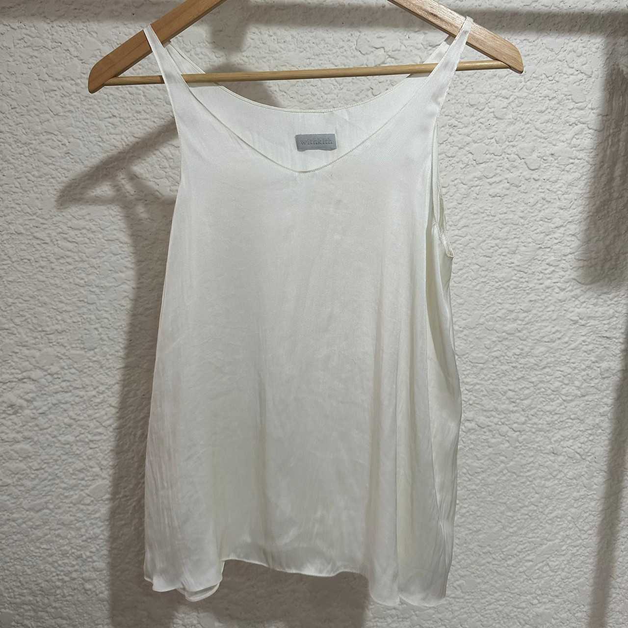 034 - เสื้อกล้าม WithKith ผ้าซาติน มีตำหนิ ดูในรูป