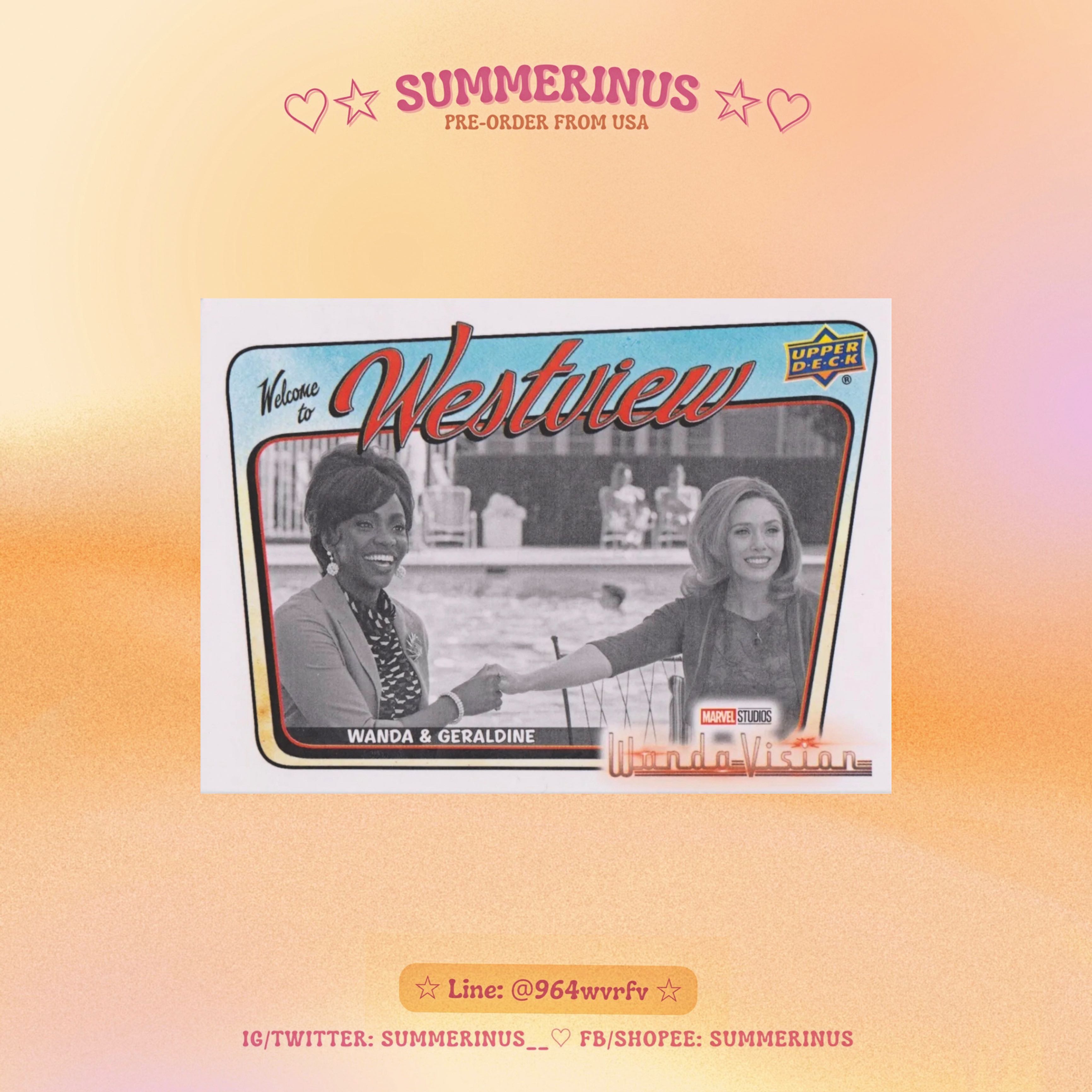 Upper Deck Card 2022 🌞WandaVision 💖 Welcome To Westview (PR-7)