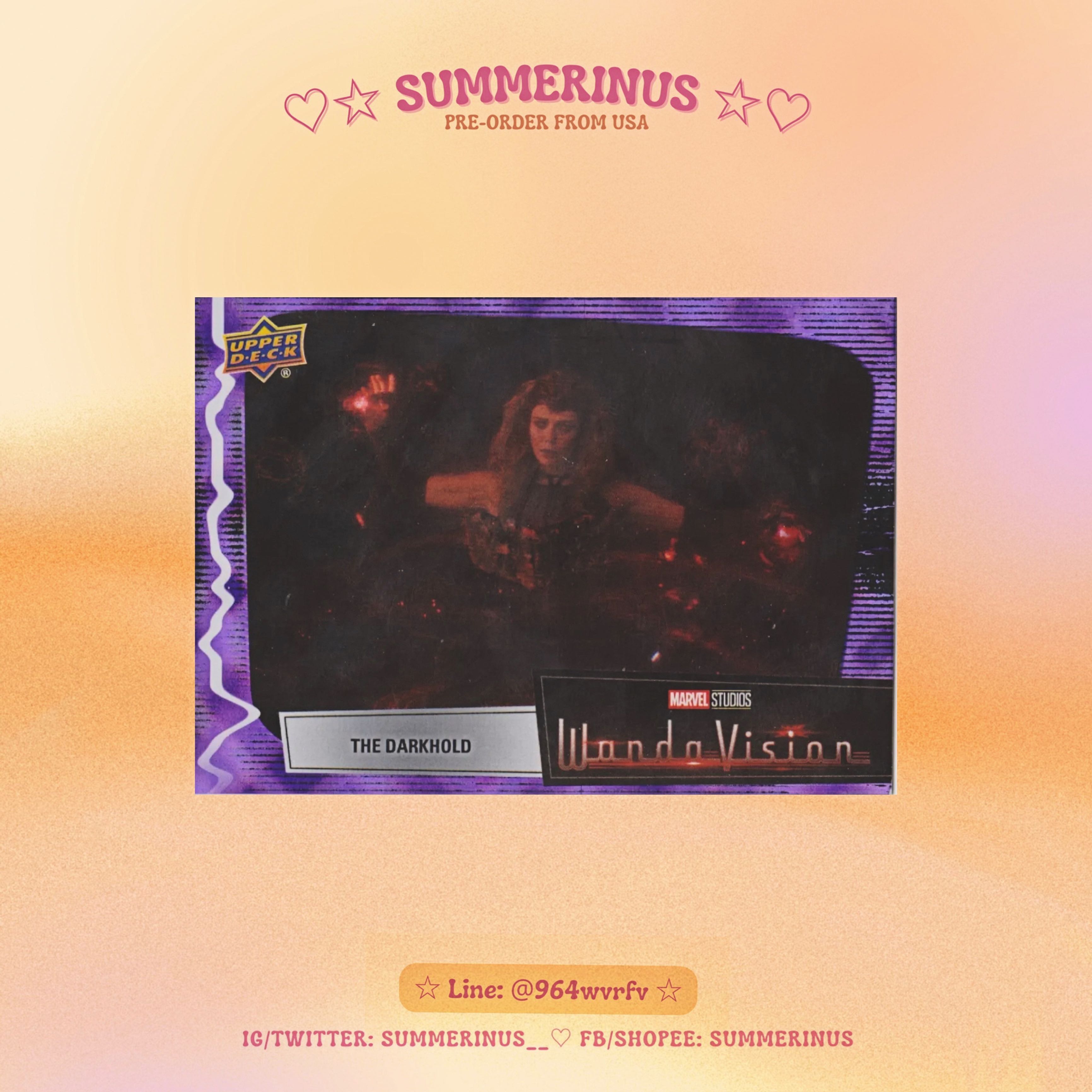 Upper Deck Card 2022 🌞 WandaVision 💖 Purple #90