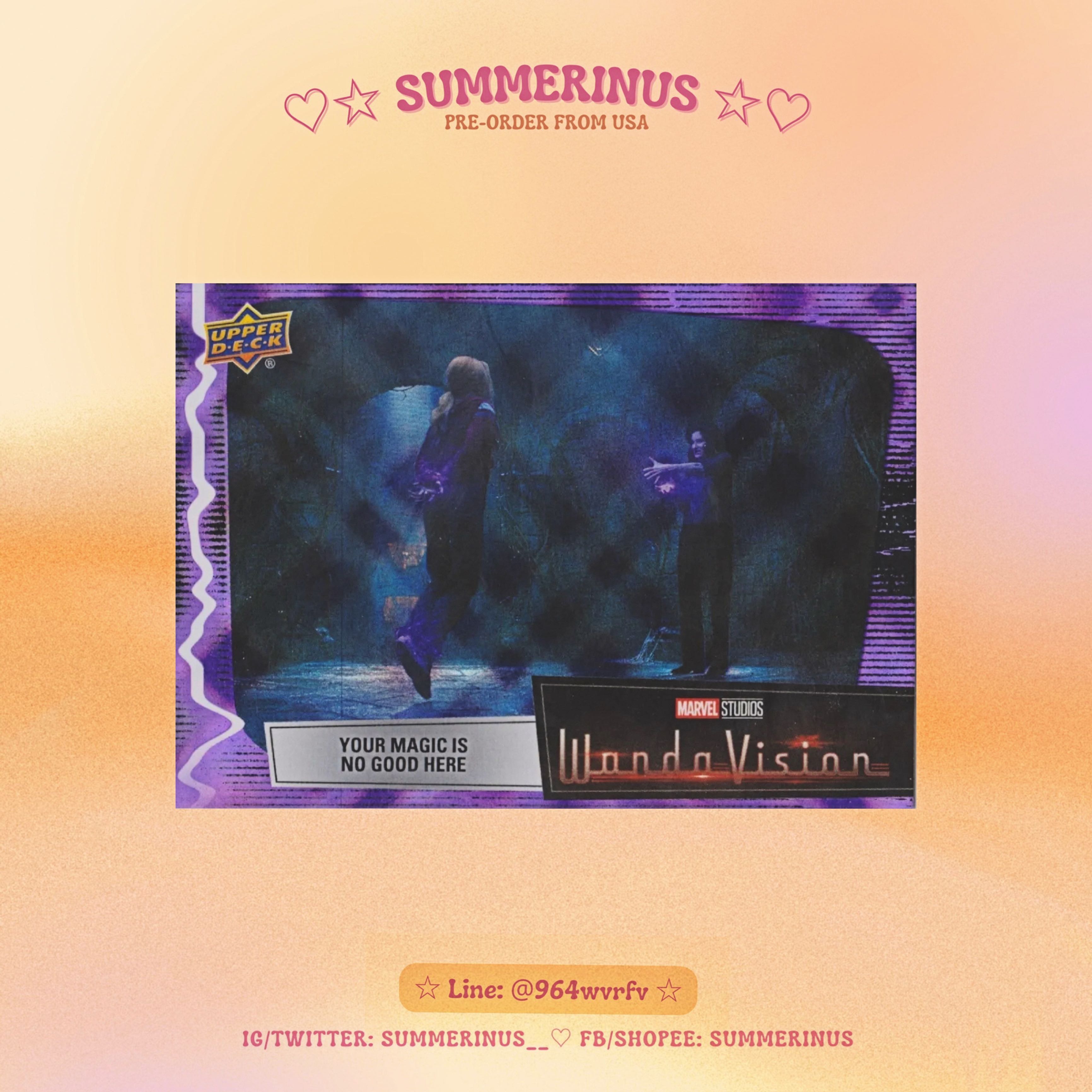 Upper Deck Card 2022 🌞 WandaVision 💖 Purple #69