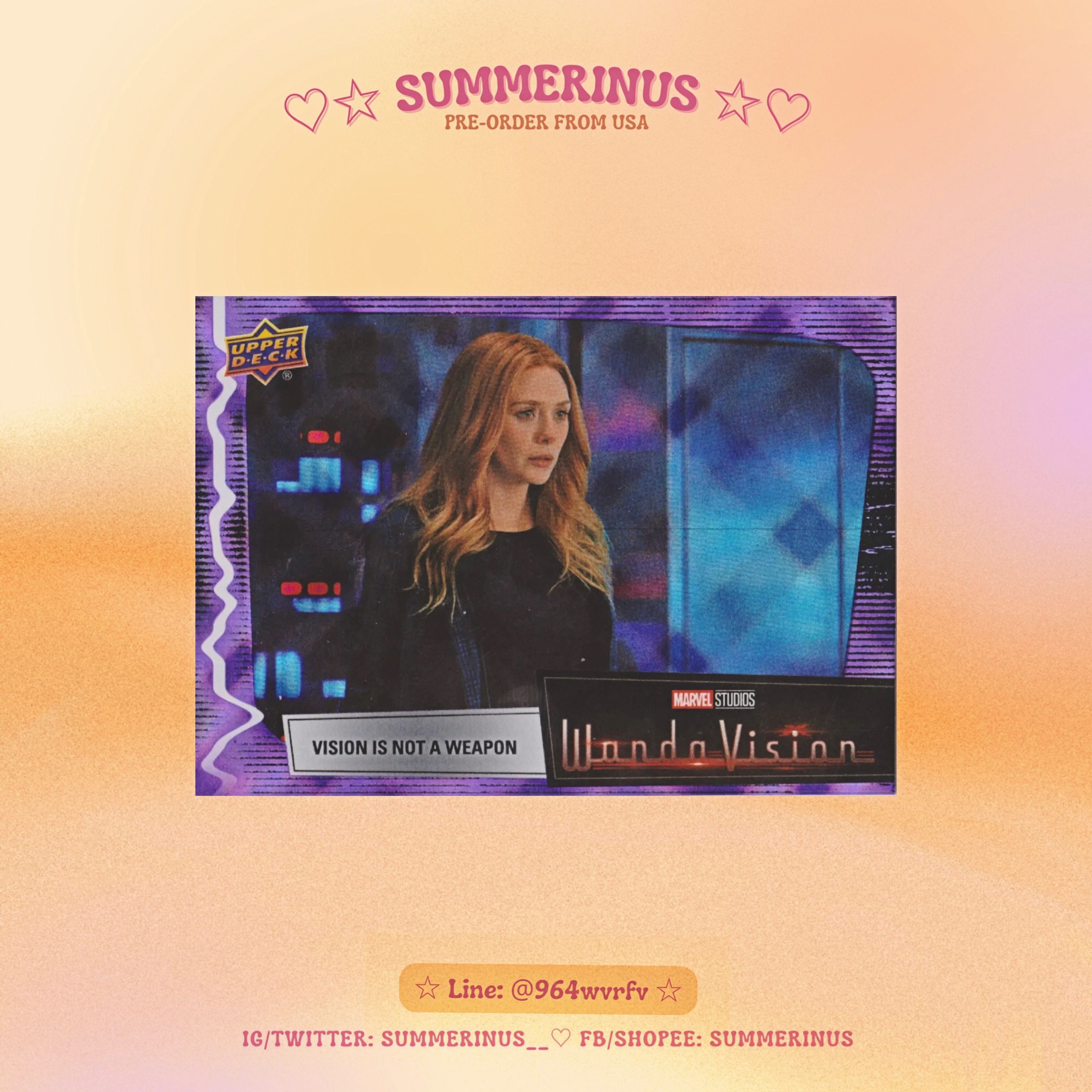 Upper Deck Card 2022 🌞 WandaVision 💖 Purple #72