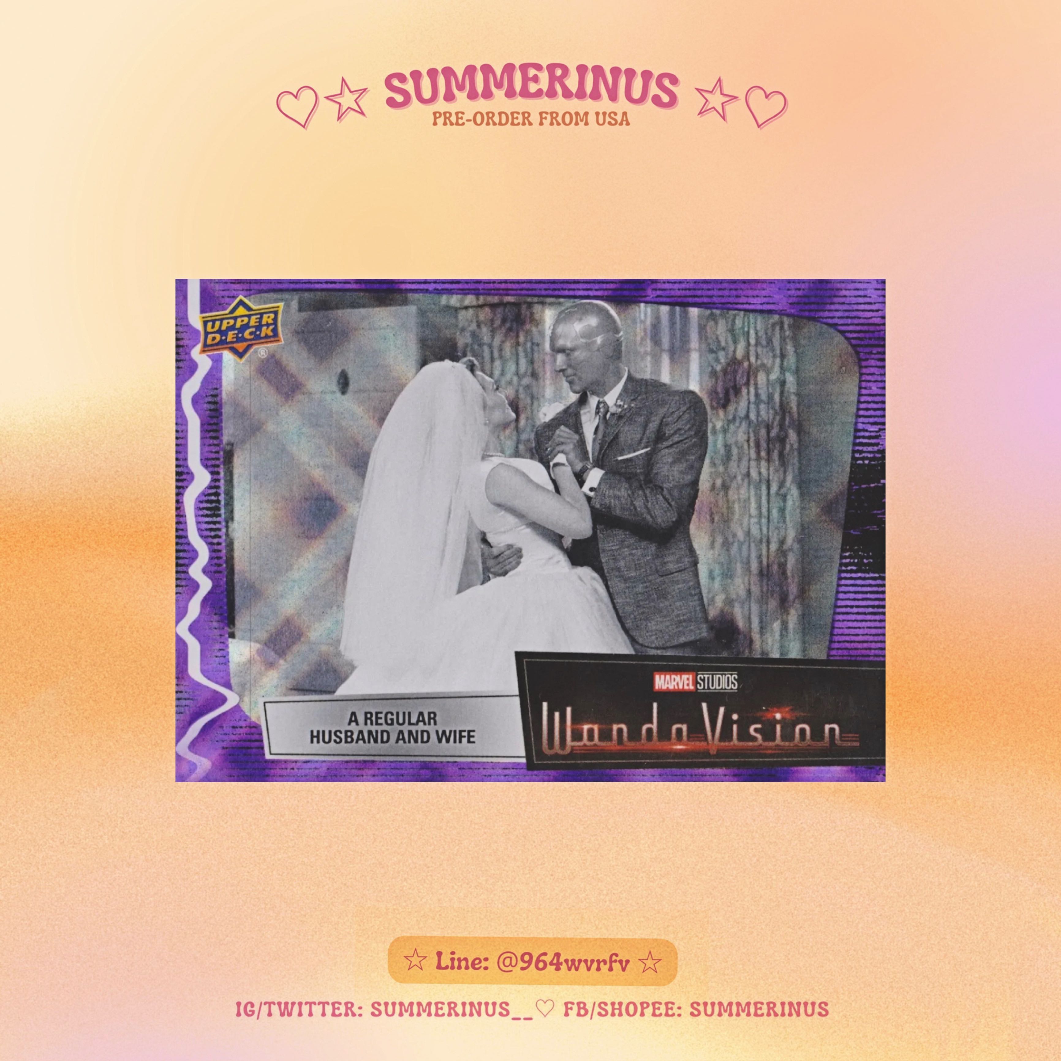 Upper Deck Card 2022 🌞 WandaVision 💖 Purple #1