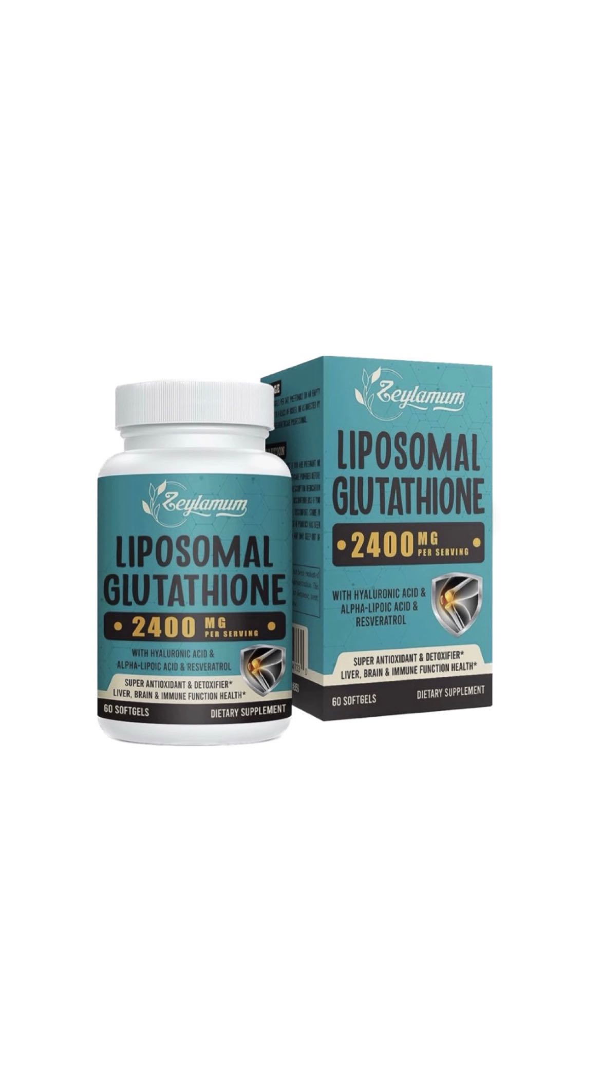 Zeylamum Liposomal Glutathione 2400 mg.