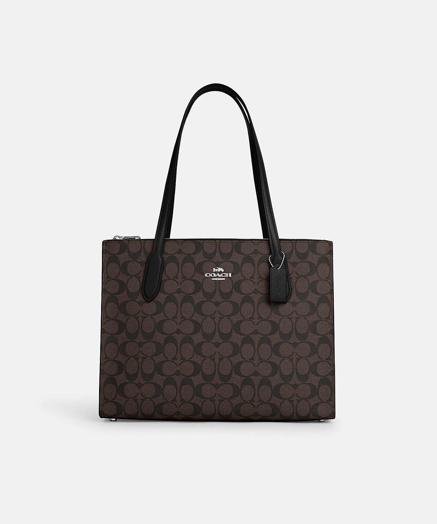 COACH NINA CARRYALL IN SIGNATURE CANVAS CL399 SVBRB
