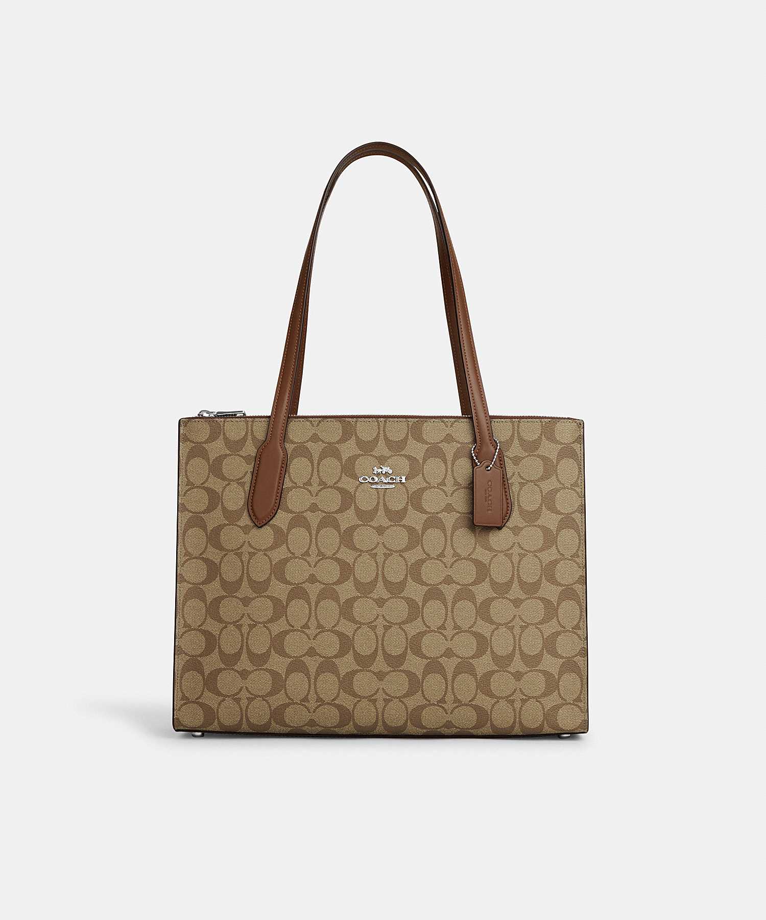 COACH NINA CARRYALL IN SIGNATURE CANVAS CL399 SVBDX