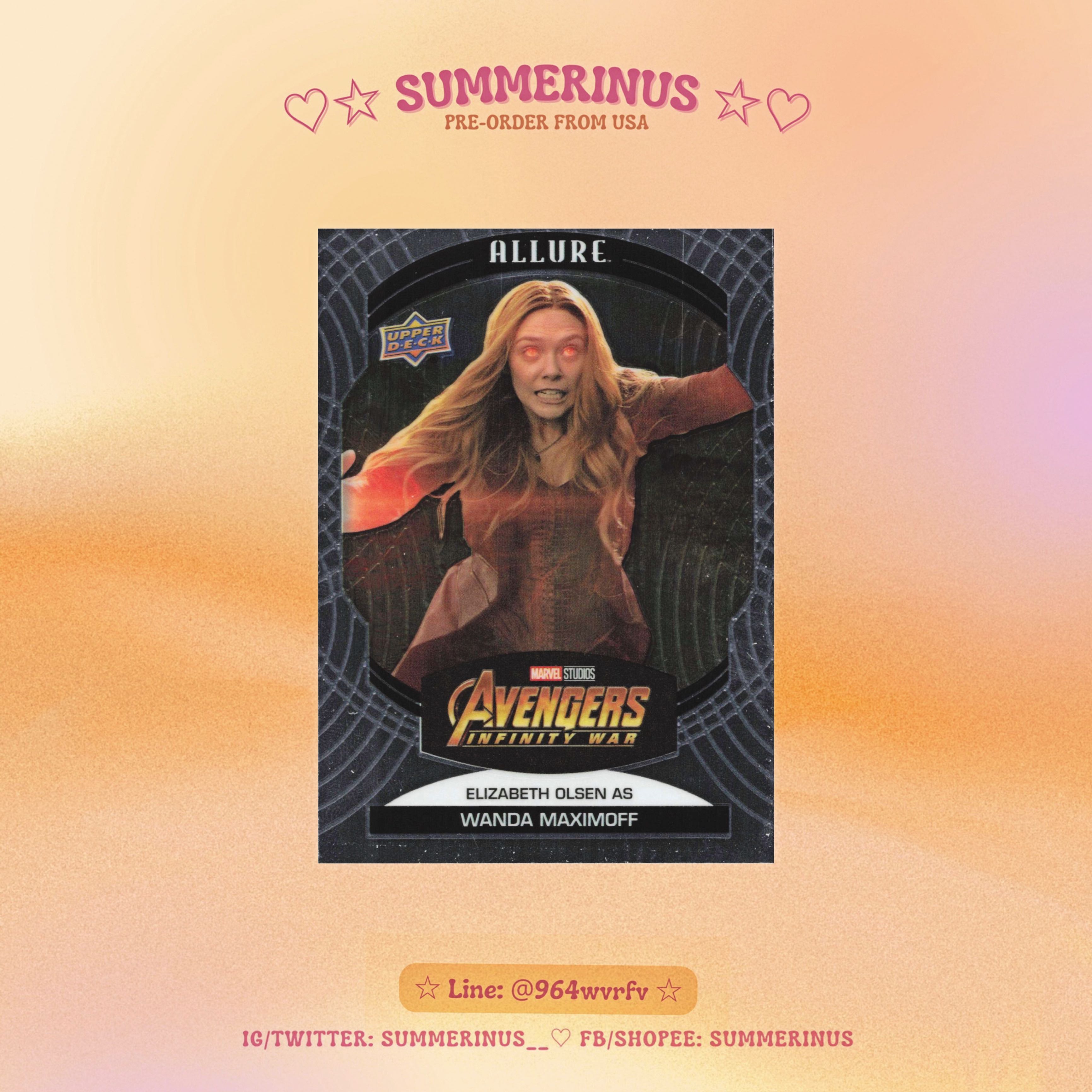 Upper Deck Card 🌞 Elizabeth Olsen 💖 Wanda Maximoff #81