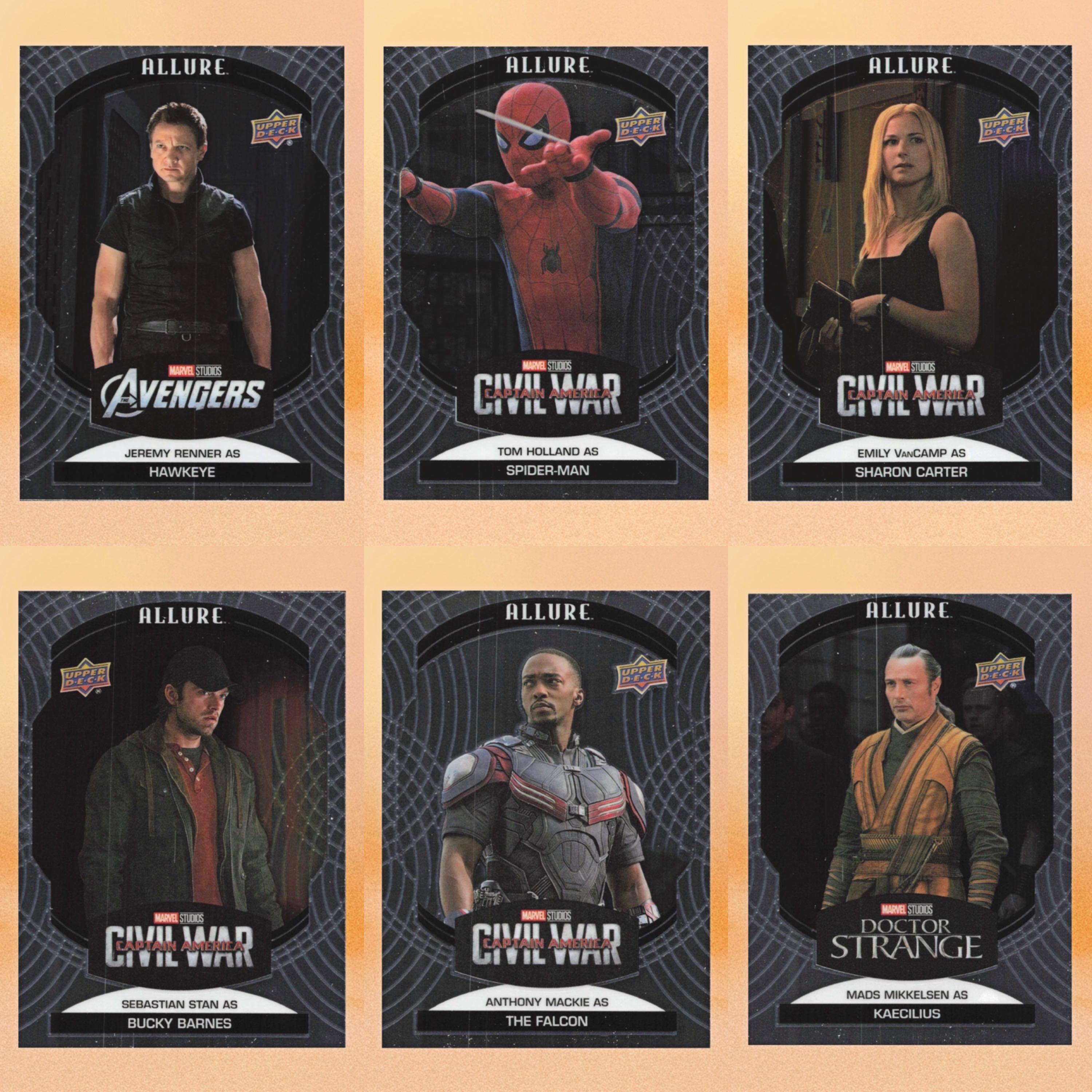 Upper Deck Card 🌞 Marvel Characters