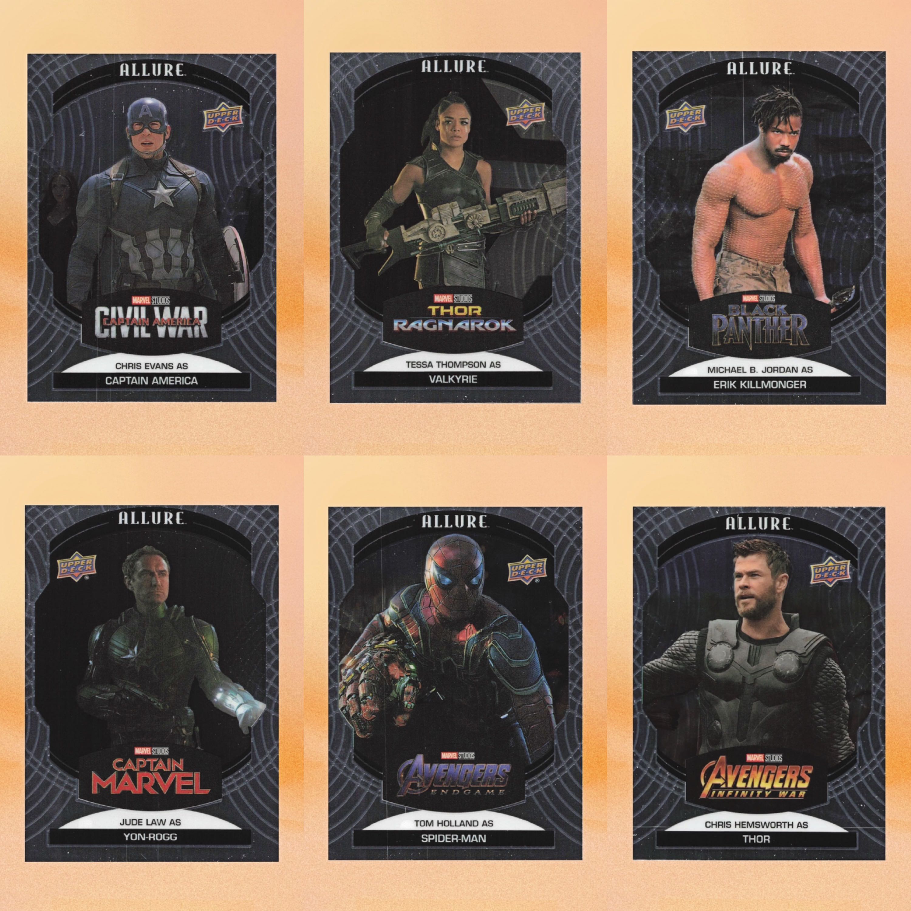 Upper Deck Card 🌞 Marvel Characters