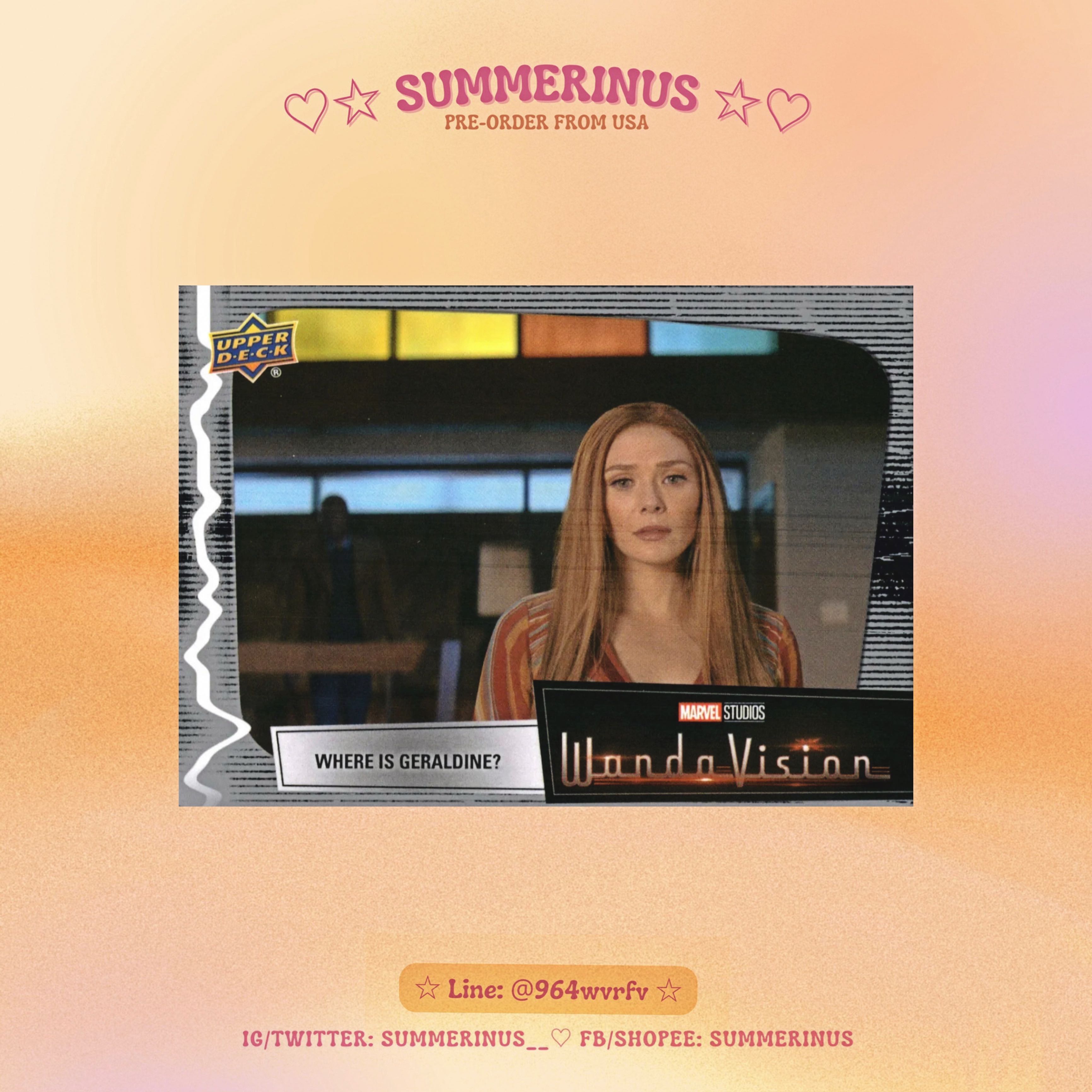 Upper Deck Card 2022 🌞 Wandavision #37 💖