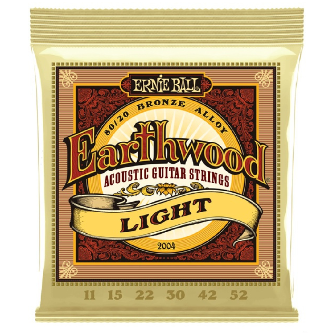สายกีตาร์โปร่ง Ernie Ball Earthwood 80/20 Bronze Light 011-052