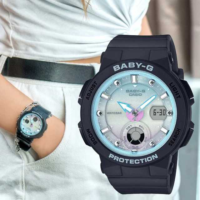 CASIO BABY-G นาฬิกาข้อมือ รุ่น BGA-250-1A2DR (ตัวเรือนสีดำ ขนาด 41mm. หน้าปัดดิจิทัลอะนาล็อก)
