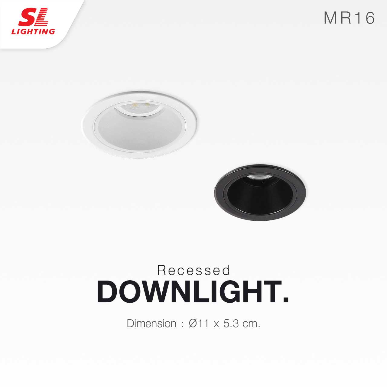 SL LIGHTING  | Recessed Downlight โคมไฟดาวน์ไลท์ฝังฝ้า ขั้วGU5.3 รุ่น SL-6-578