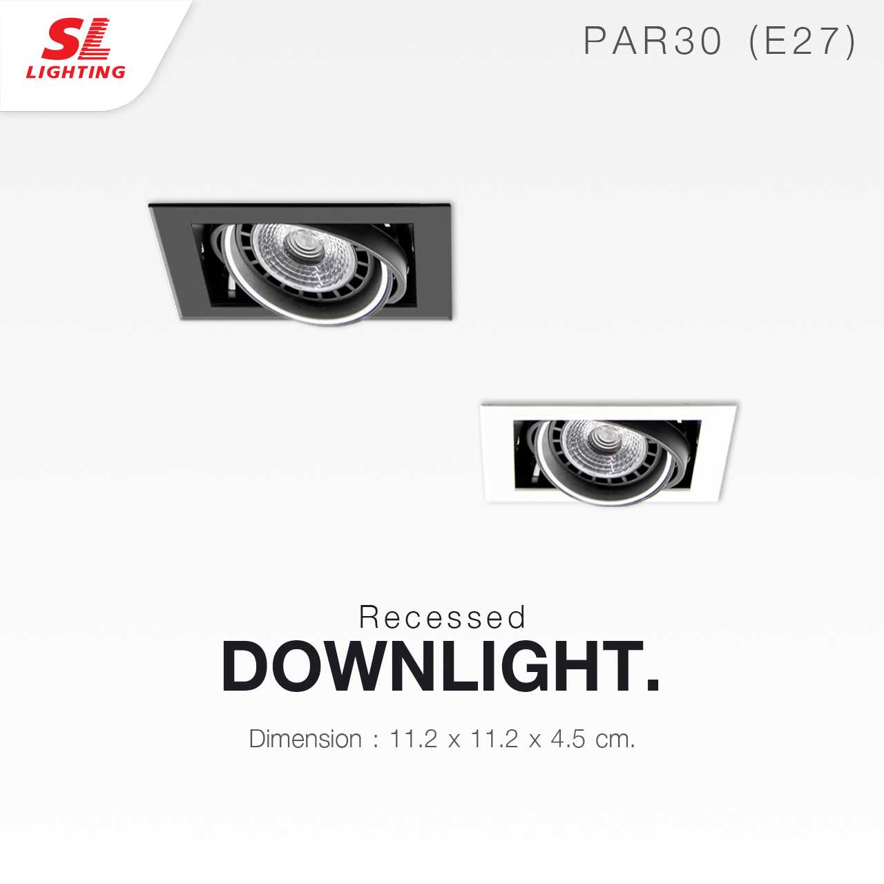 SL LIGHTING | Recessed Downlight โคมไฟดาวน์ไลท์ฝังฝ้า ขั้วE27 รุ่น SL-6-671