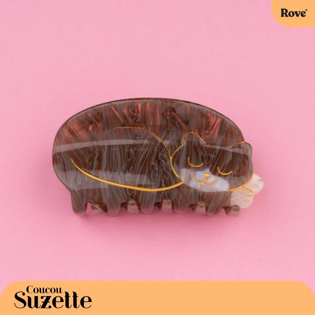 Coucou Suzette Hair Claw - Sleeping Cat
