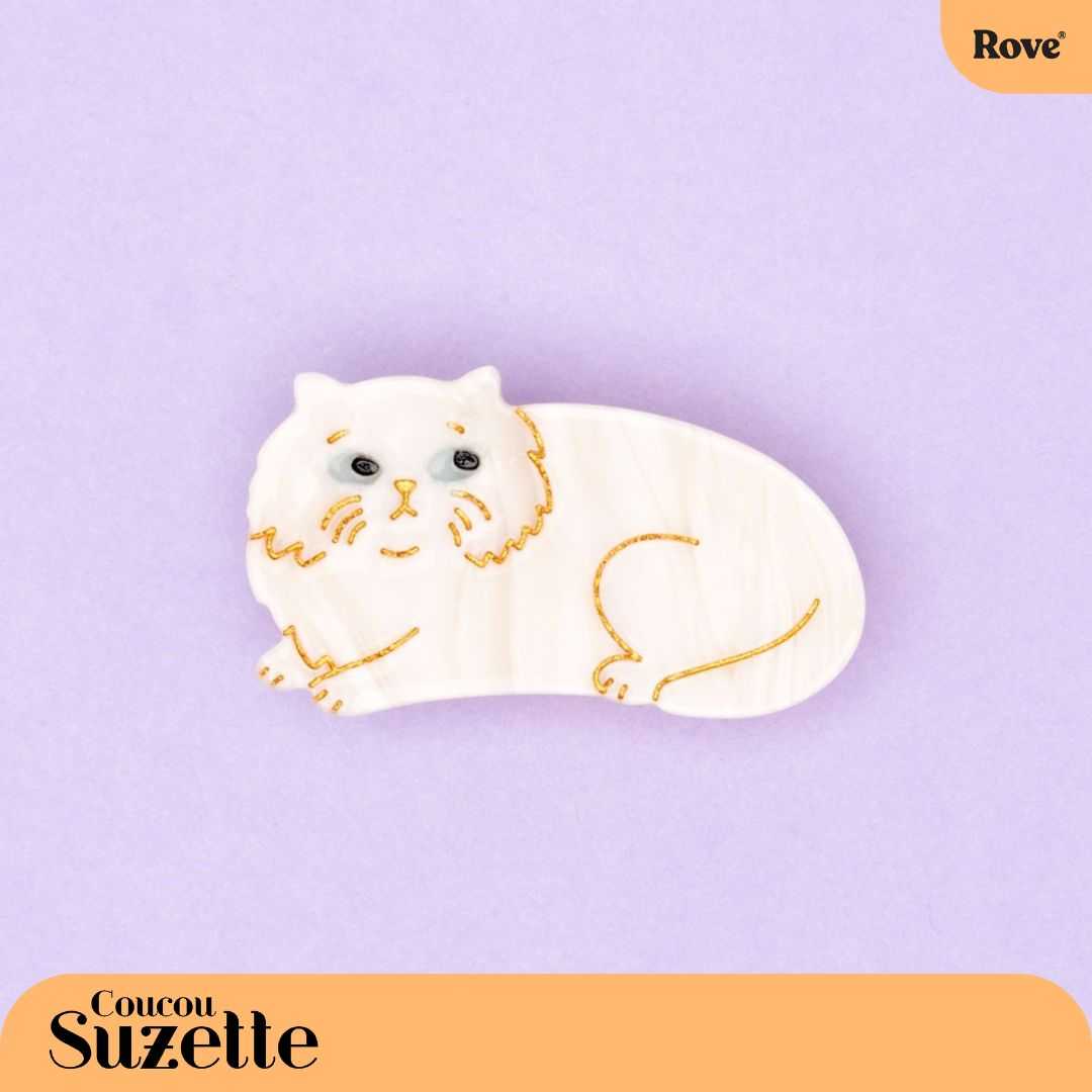 Coucou Suzette Hair Clip - Persian Cat