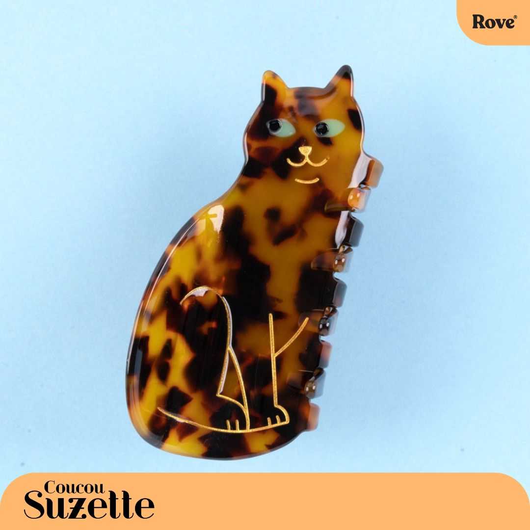 Coucou Suzette Hair Claw - Bengal Cat
