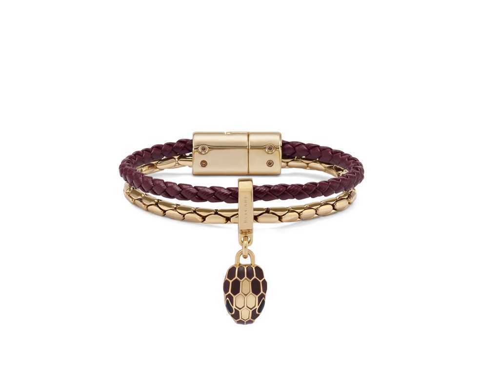 Serpenti Forever Leather Bracelet