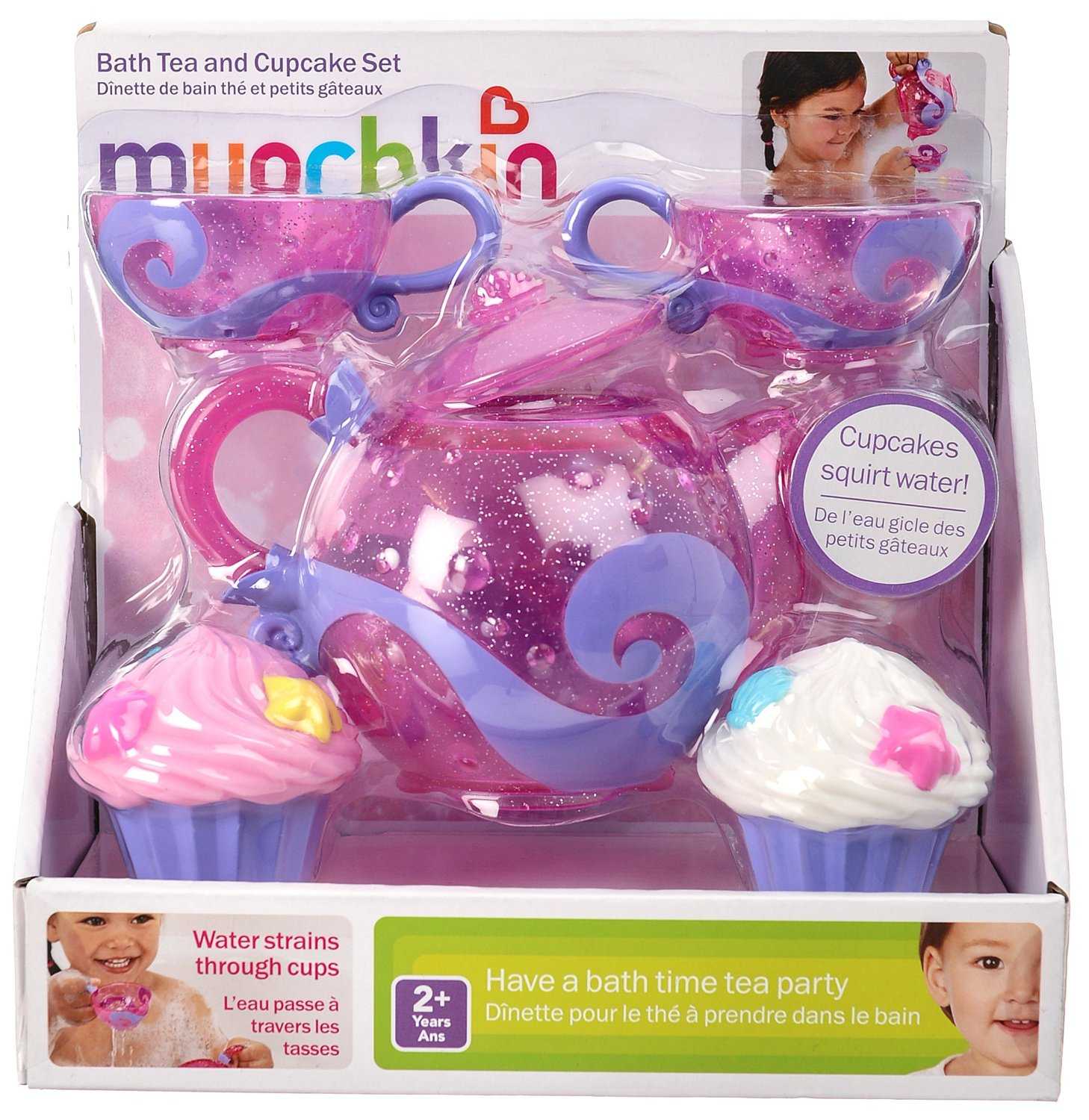 #ของเล่นในน้ำ Munckin : MNK24020(แพ๊คเกจไม่สวย) Bath Tea and Cupcake Set