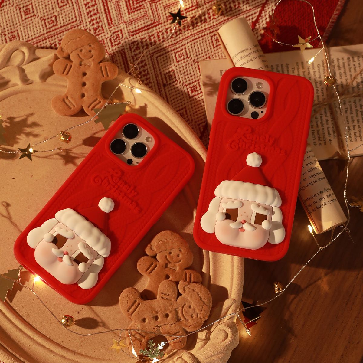พร้อมส่ง POP MART Crybaby Lonely Christmas Series - Phone Case For iPhone 13 Pro Max