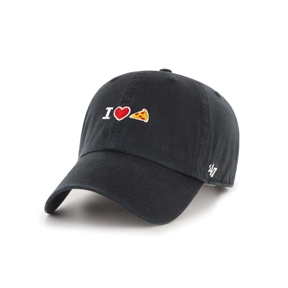 47 Brand หมวกแก๊ป รุ่น I LOVE PIZZA '47 CLEAN UP BLACK