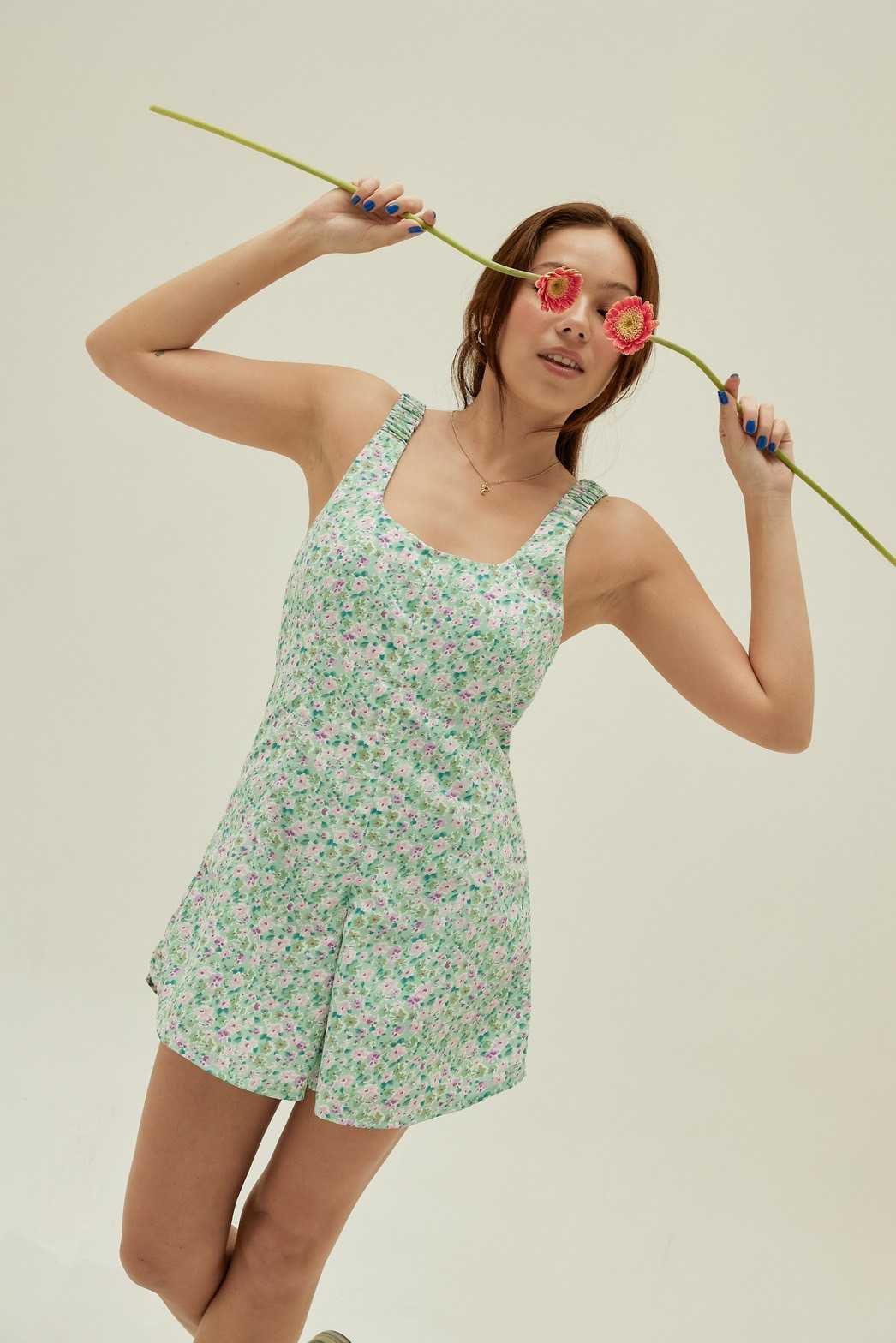 056 - Daylight mini playsuits สี Missing You Size S