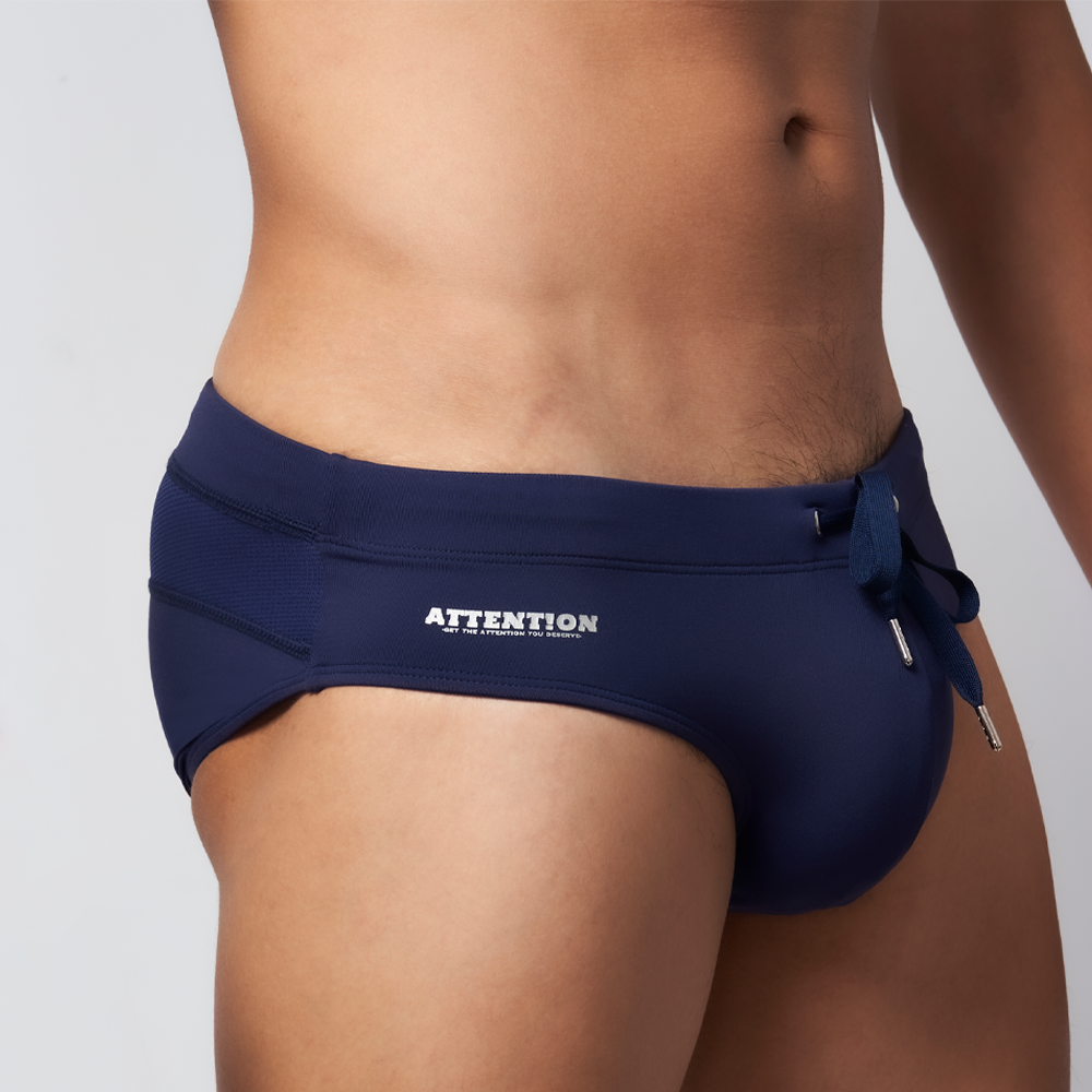 Navy Blue Mesh Wet Speedo