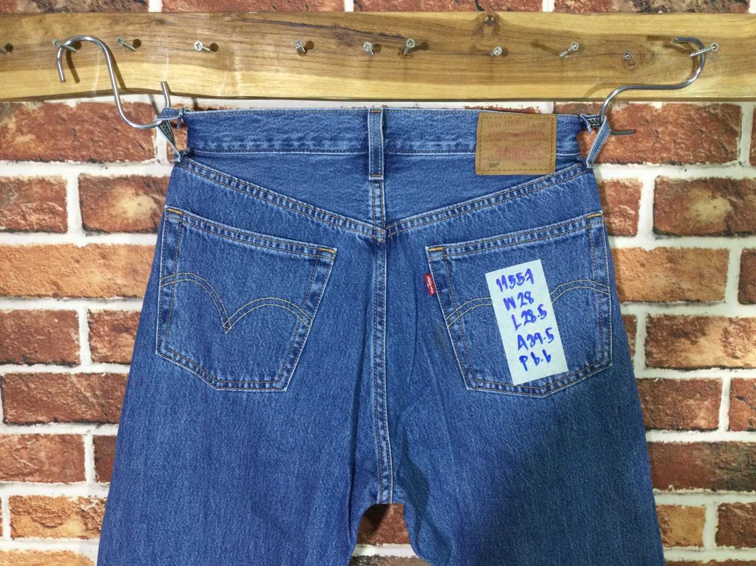 รหัส11557 Levi's501(Levi'sPremium) (BigE)  Made in Cambodia   เลขกระดุม5096 วัดจริง เอว28