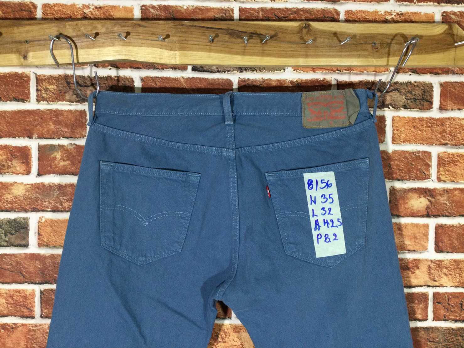 รหัส8156 Levi's501  Made in Mexico เลขกระดุม4093 วัดจริง เอว35