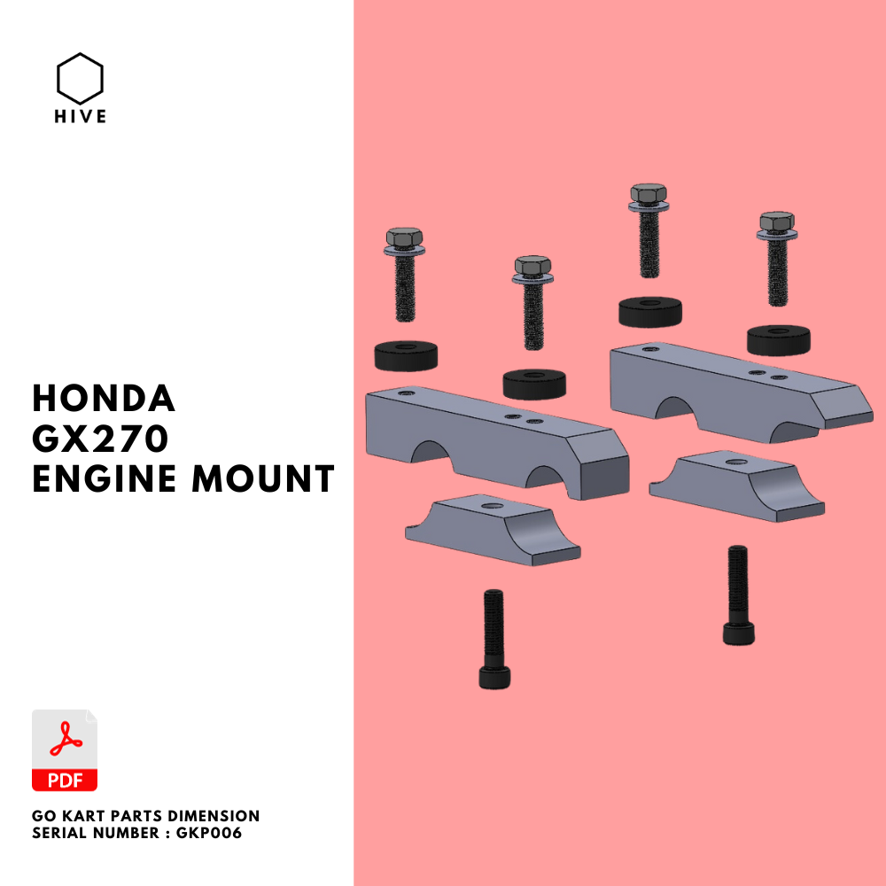 แท่นเครื่อง Honda GX270 | Honda GX270 Engine Mount