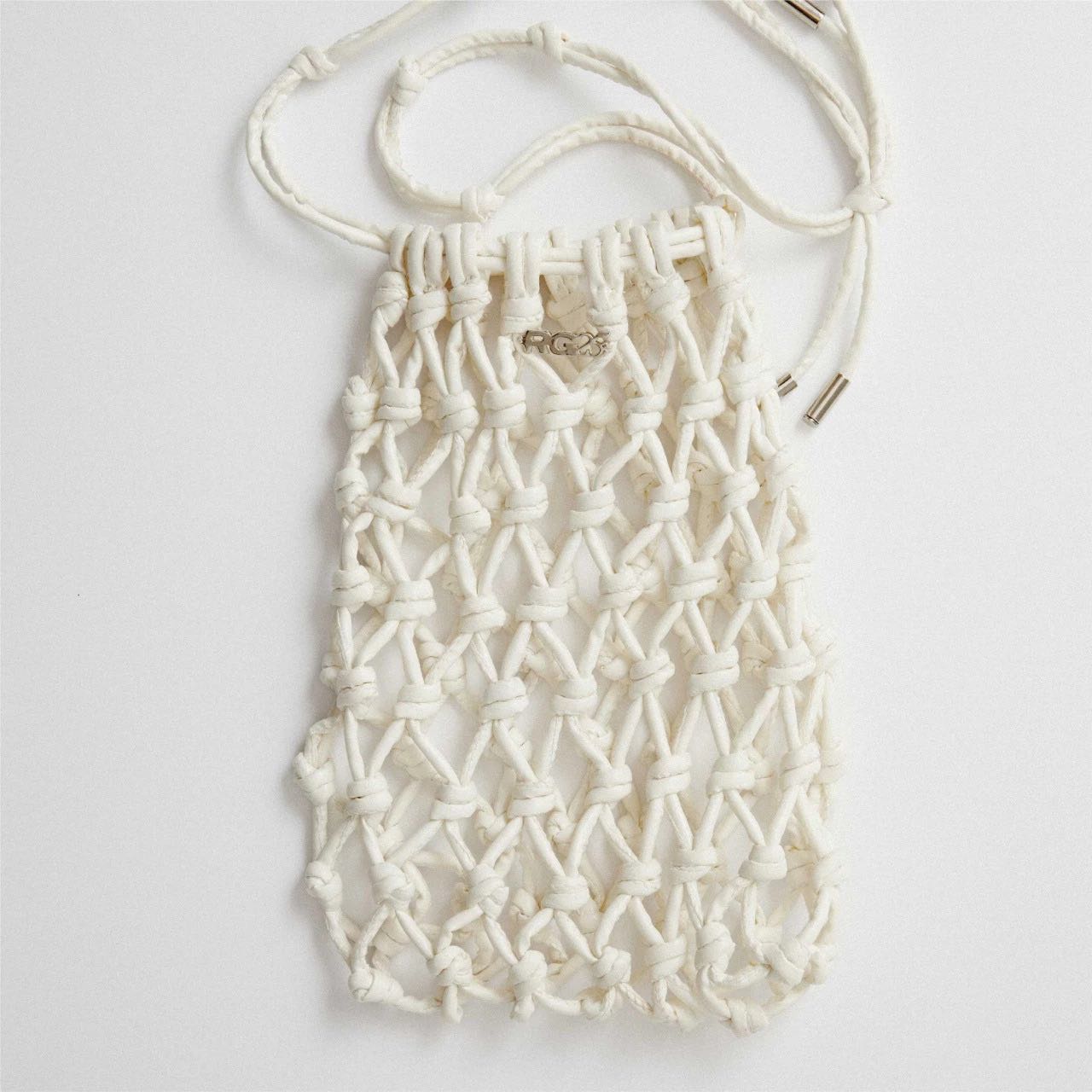 30% (95% cond.) defect / / RG25 Macramé Pouch Bag (Coconut) | TWENTYFIFTH x RBGF.ONLINE