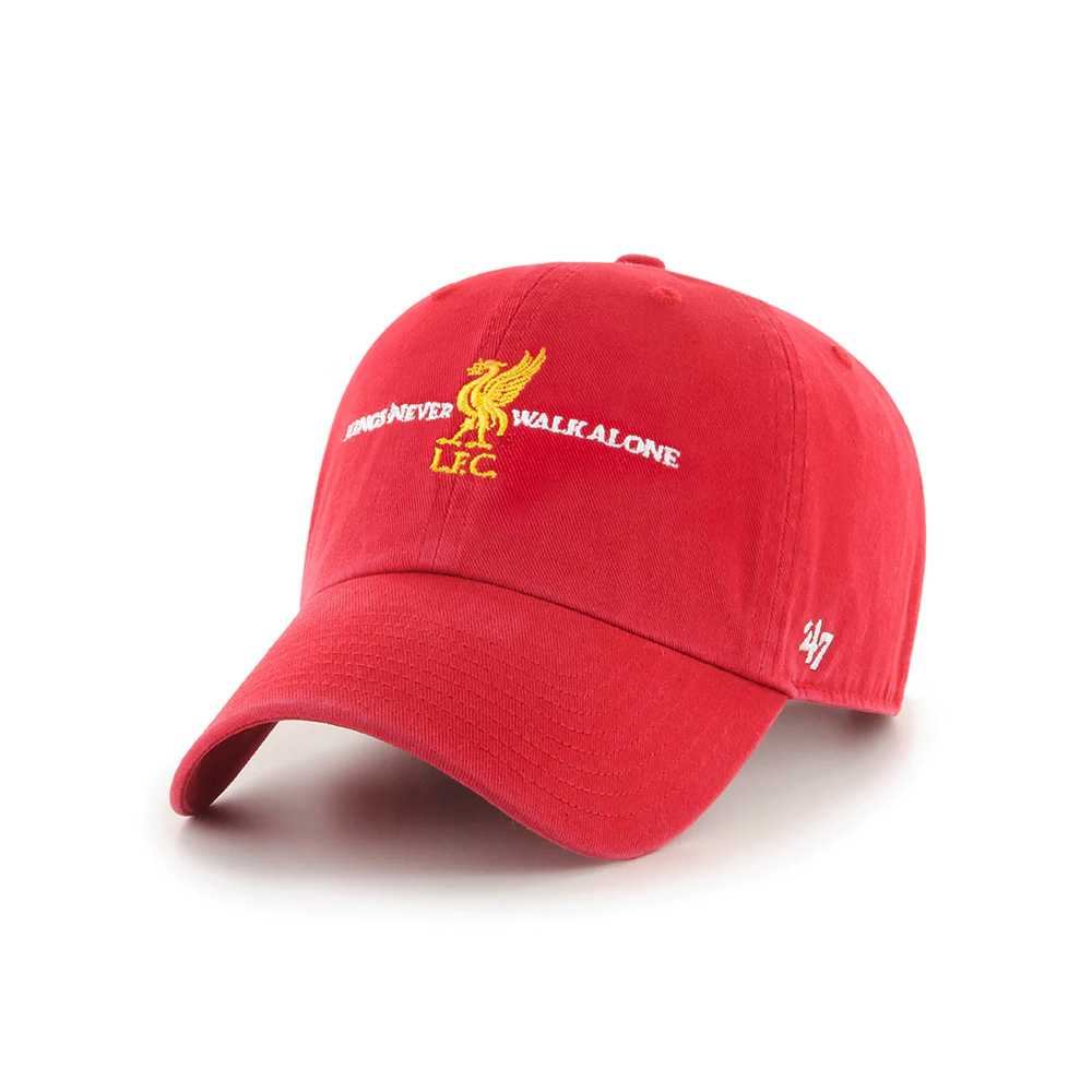 47 Brand หมวกแก๊ป รุ่น OFFCIAL LOGO LIVERPOOL FC '47 ARCHED EMBROIDERY CLEAN UP RED