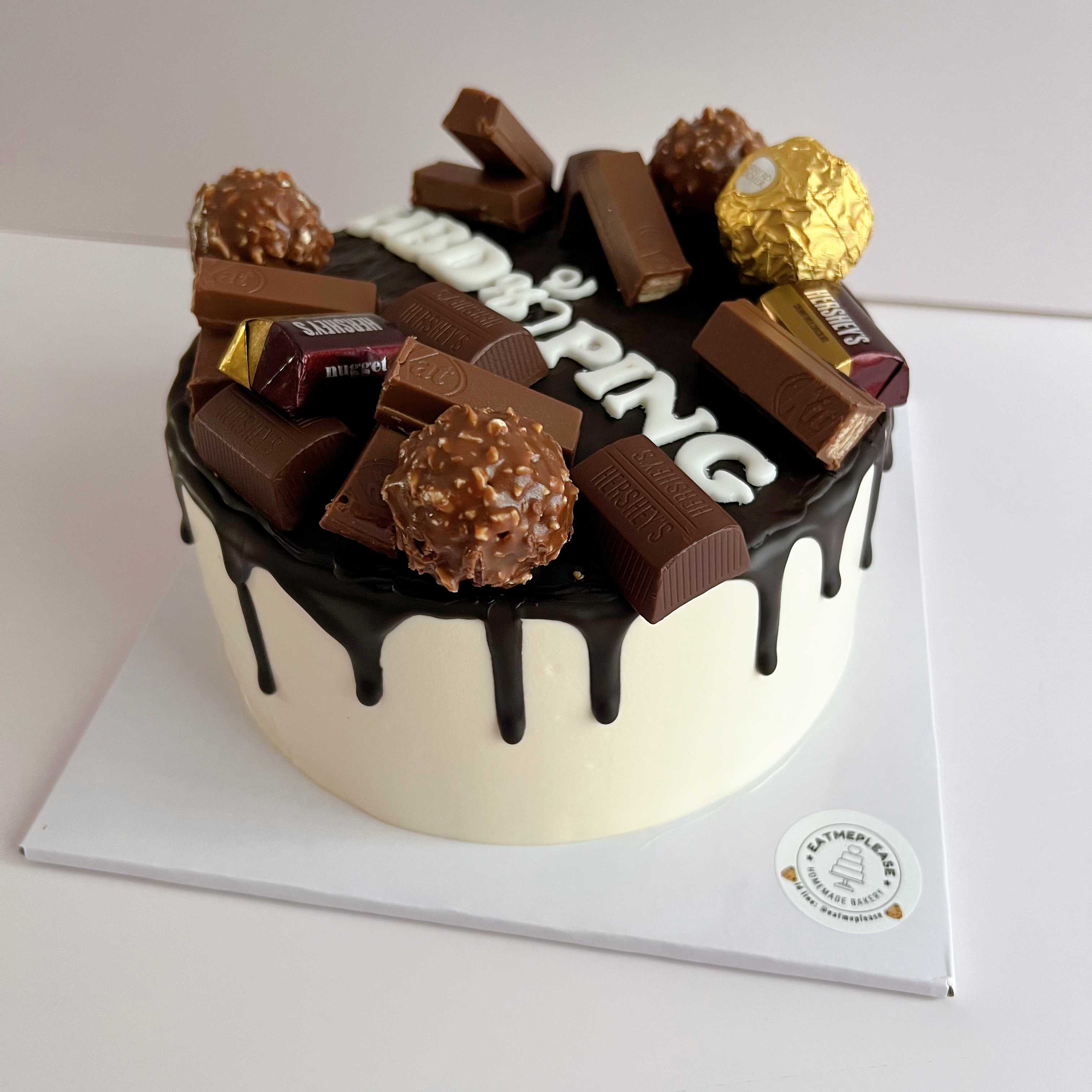 เค้กช็อกโกแลต Chocolate Lover Cake Happy Birthday Cake