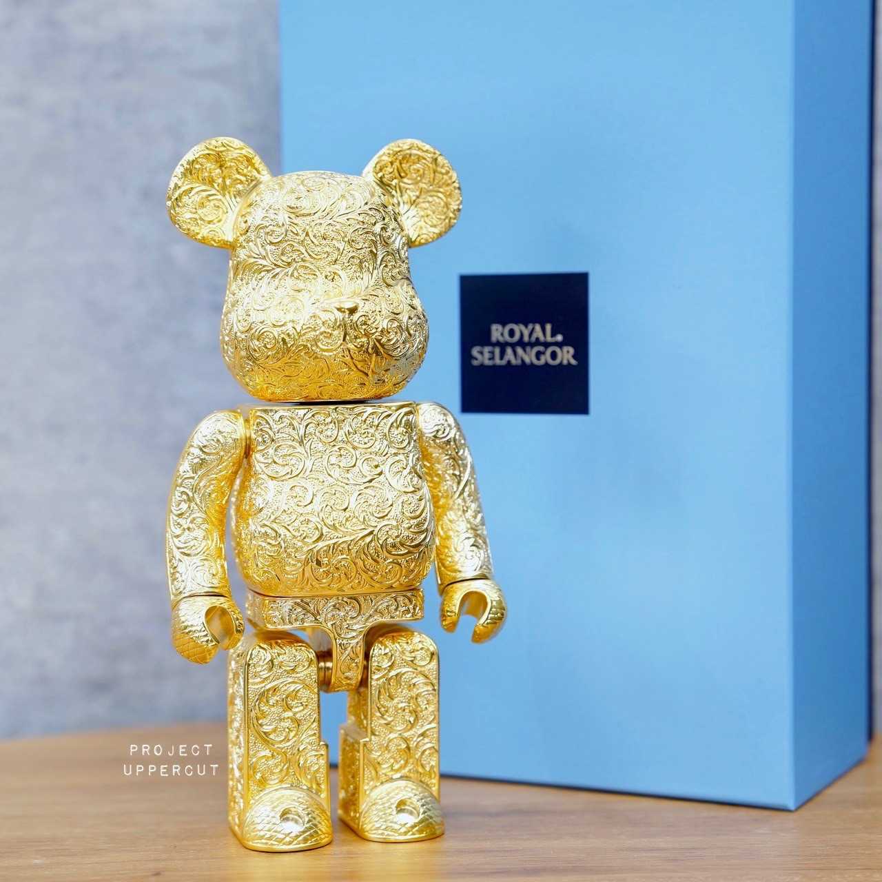BE@RBRICK 400% ROYAL SELANGOR - Arabesque Golden [New]