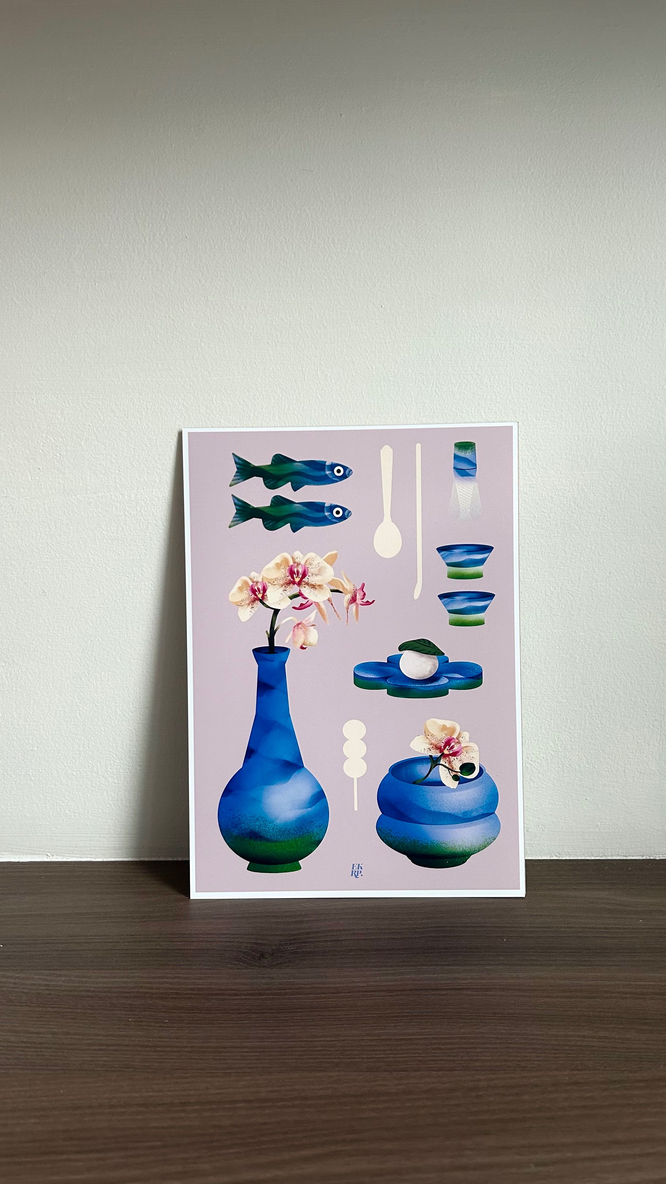 Zen teatime -A4 size, Art print