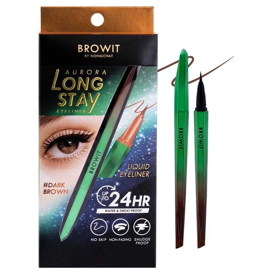 ออโรร่าลองสเตย์อายไลน์เนอร์ 0.5G ► Official Account  BROWIT AURORA LONG STAY EYELINER