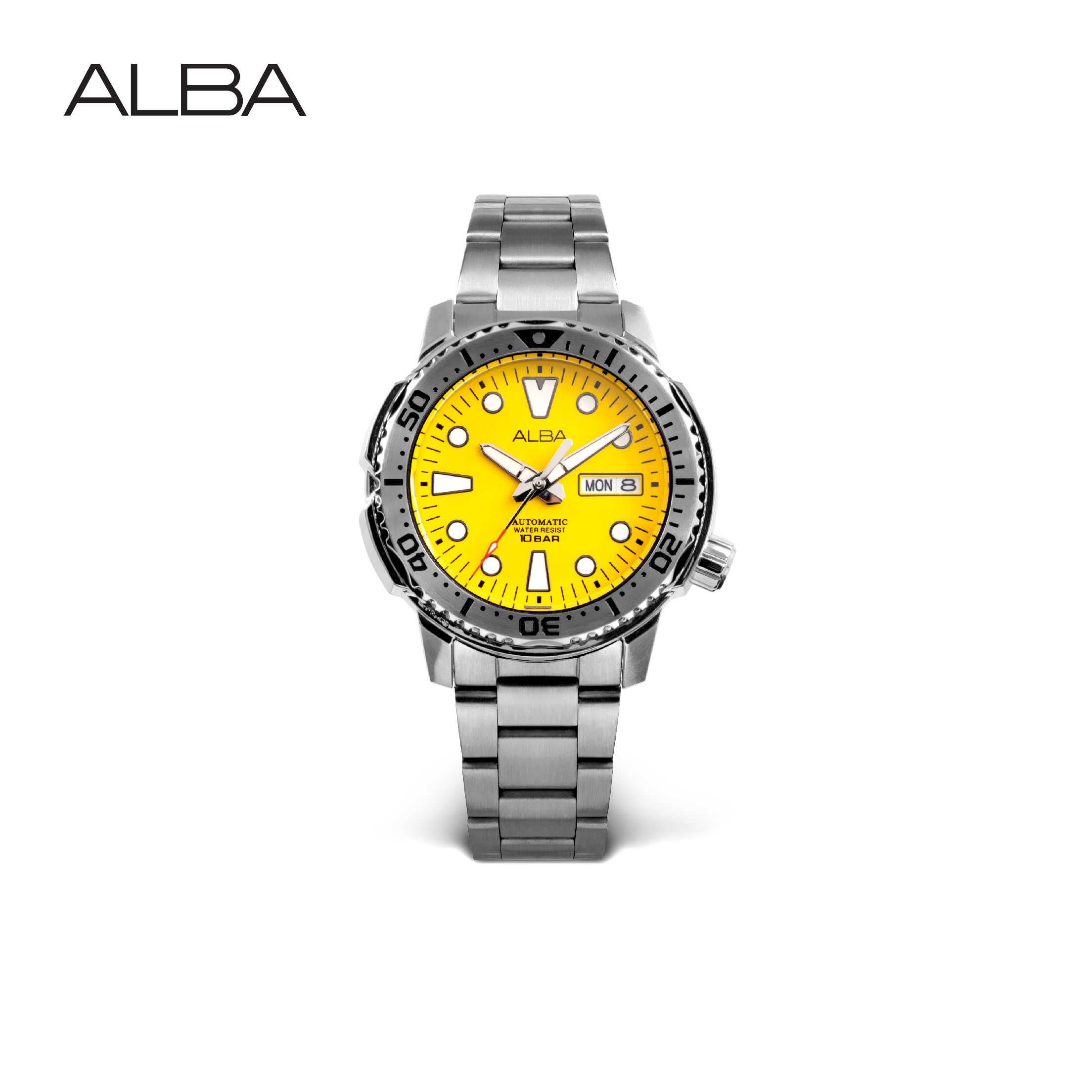 ALBA นาฬิกาข้อมือ Mini Tuna Automatic  รุ่น AL4607X ขนาด 43 mm.