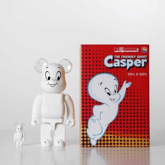 [พร้อมส่ง] Bearbrick Casper 400% + 100% Be@rbrick ของใหม่