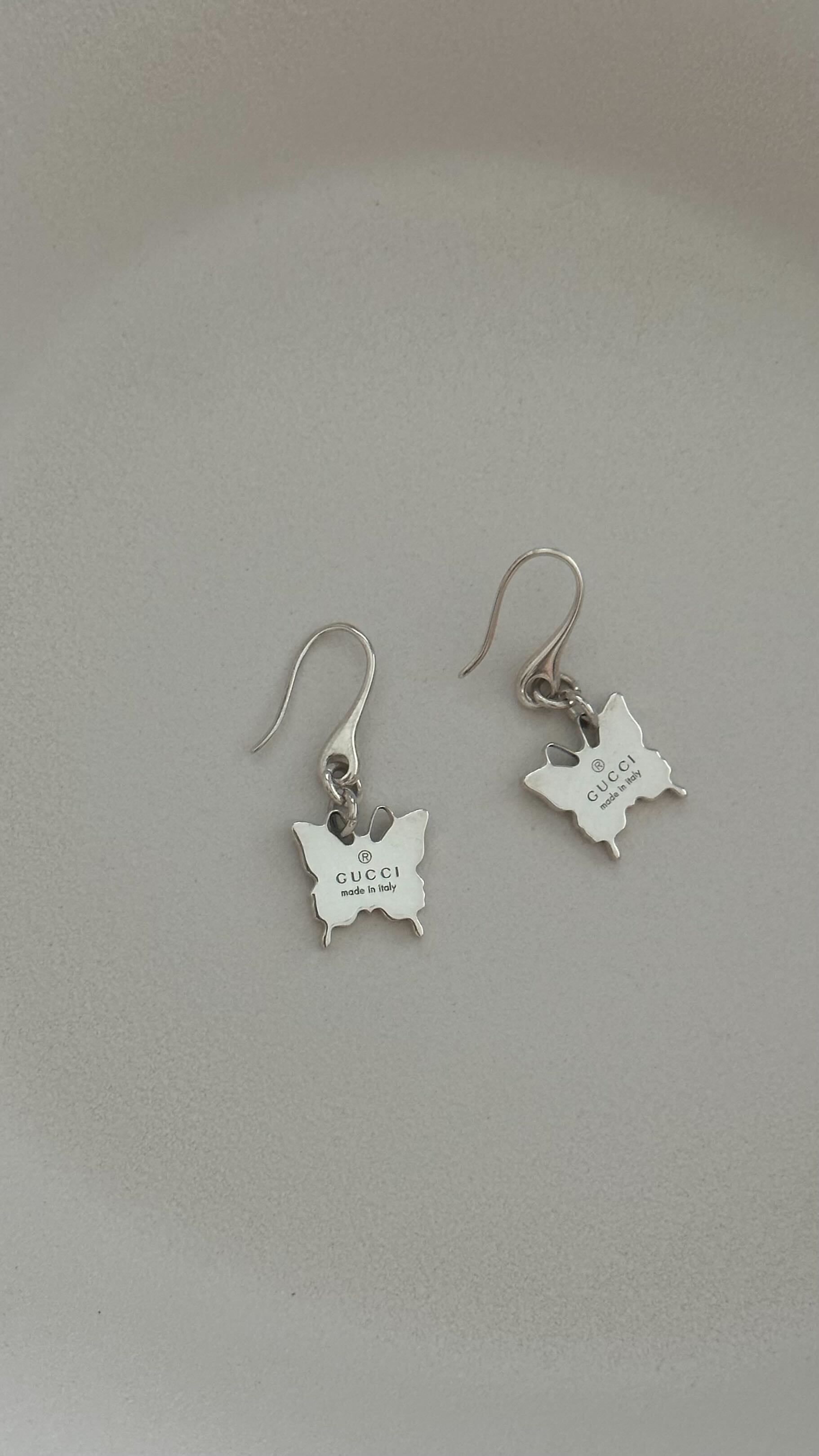Gucci butterfly drop earrings outlet