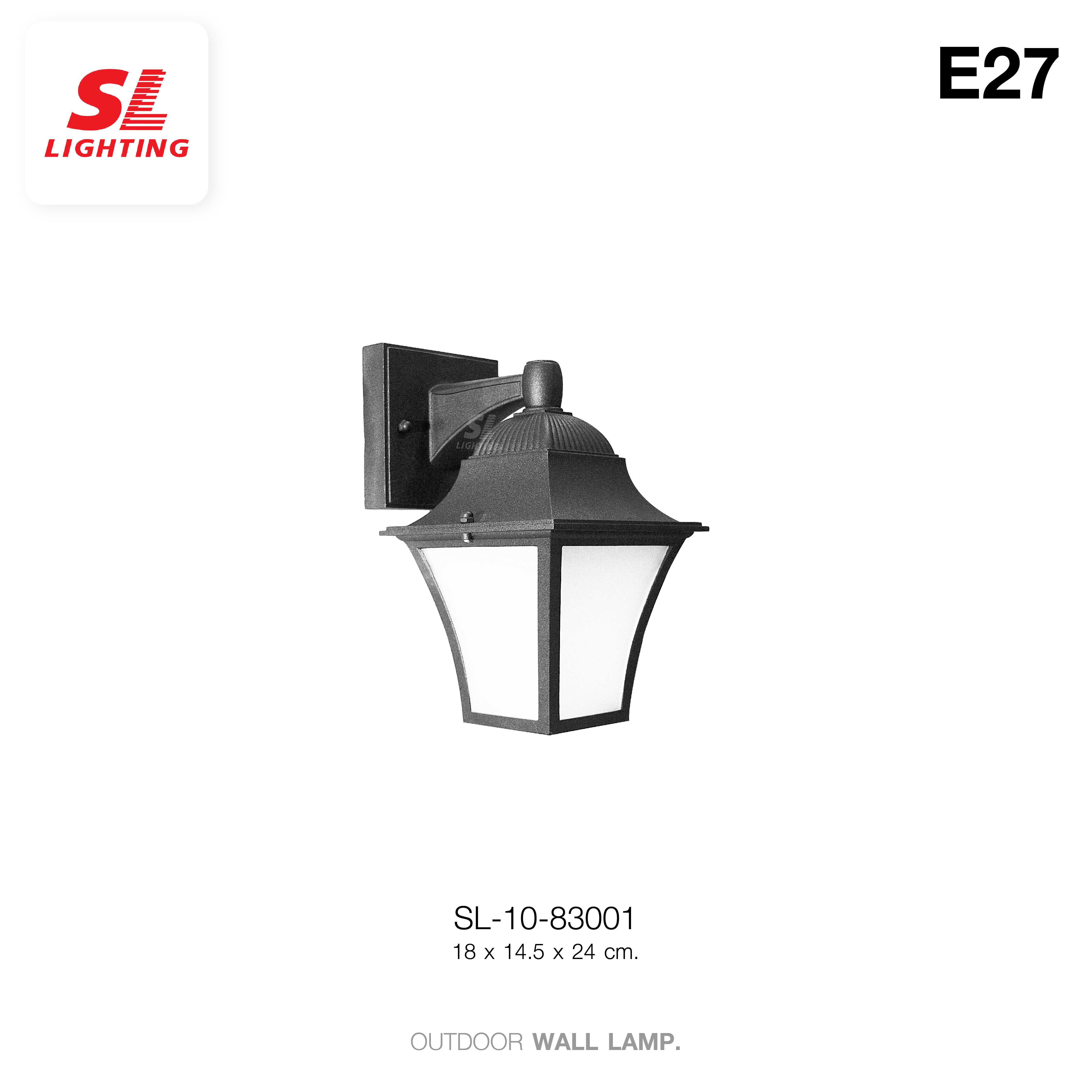 SL LIGHTING | Outdoor Wall Lamp โคมไฟติดผนังภายนอก รูปทรงสวยงาม ขั้วE27 รุ่น SL-10-83001