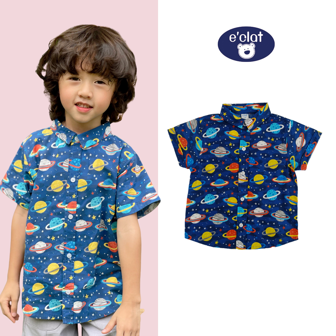 e'clat เสื้อเชิ้ตแขนสั้น SKU 7845