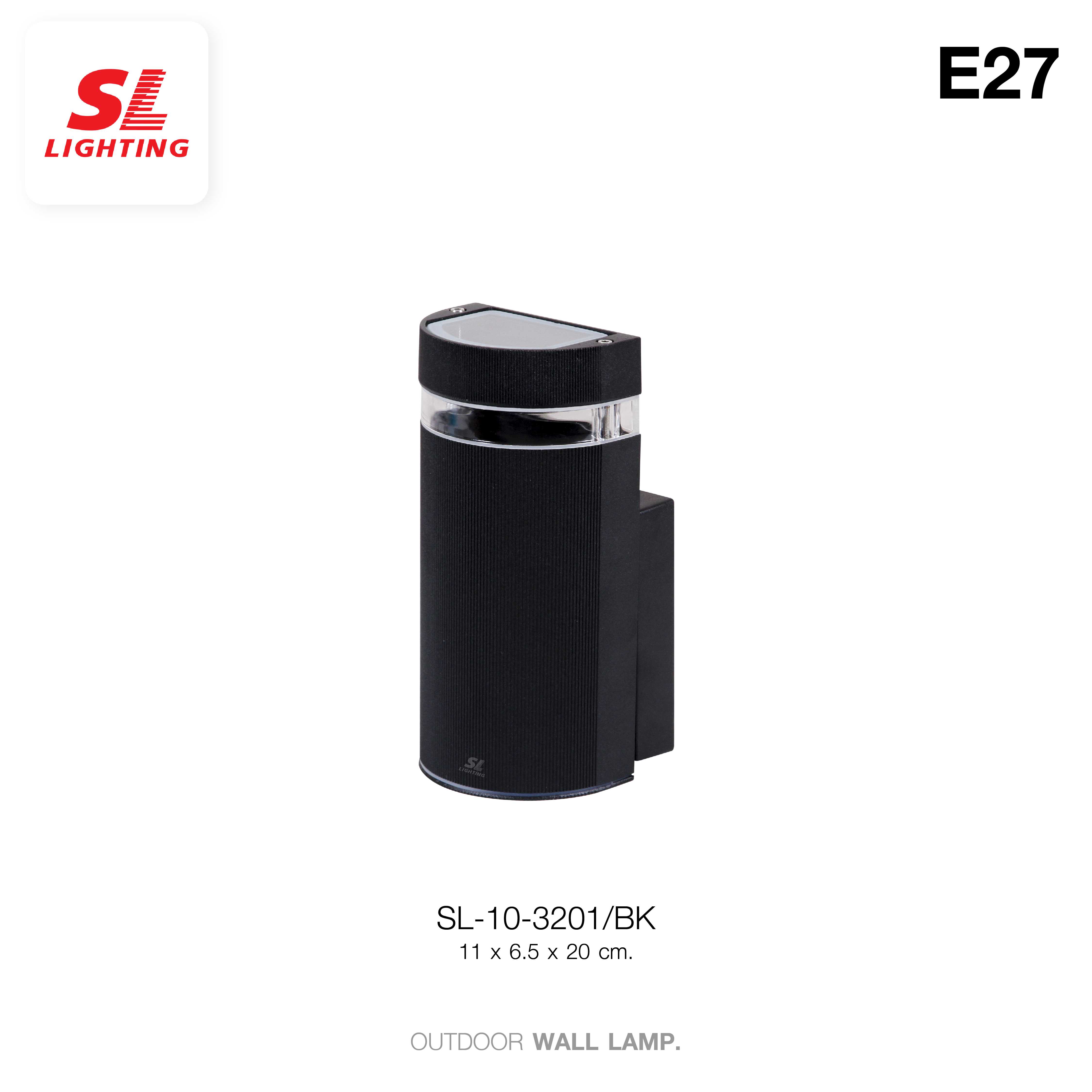 SL LIGHTING | Outdoor Wall Lamp โคมไฟติดผนังภายนอก ทรงครึ่งวงกลม ส่อง 1 และ 2 ทาง รุ่น 3201 | 3202